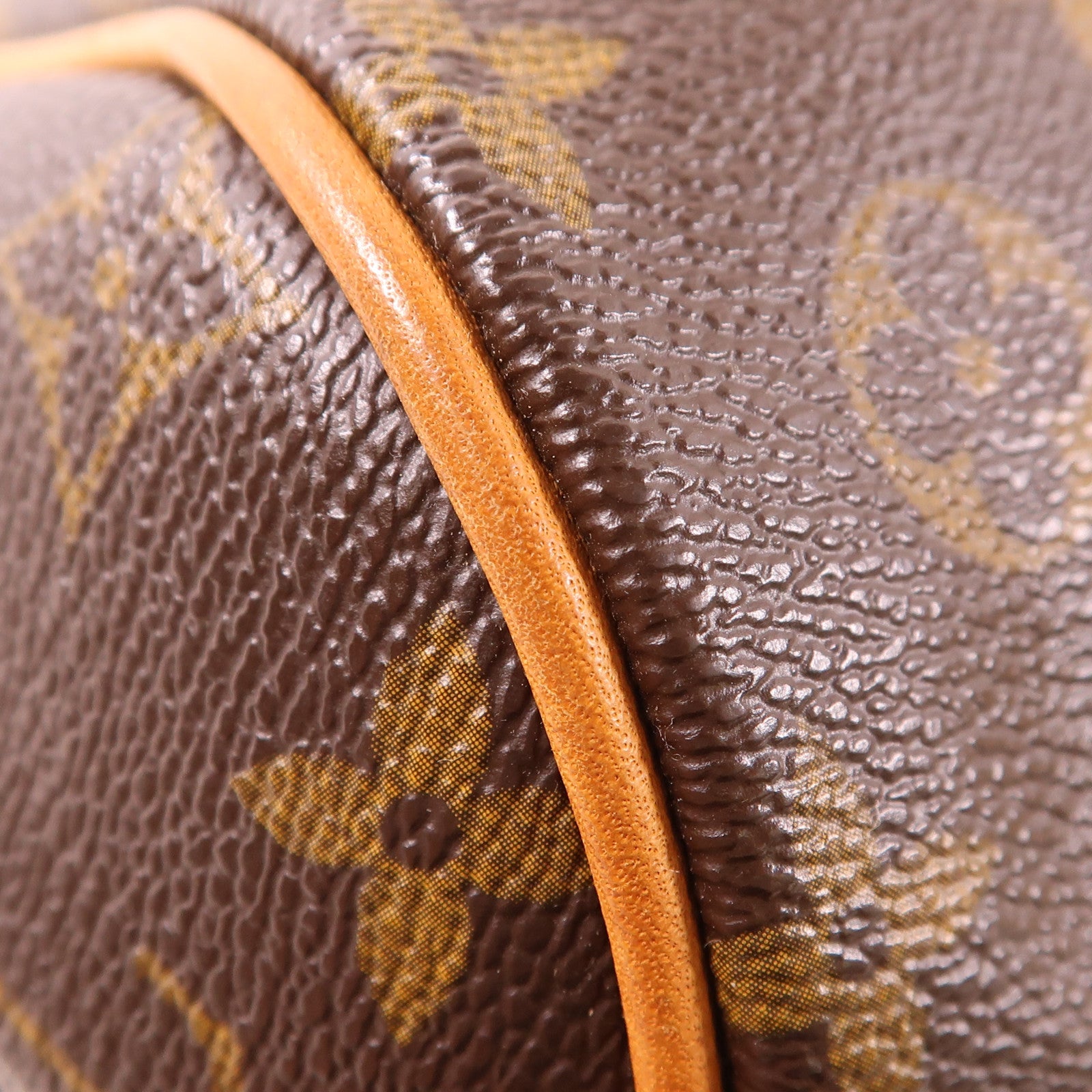 LOUIS VUITTON Monogram Montorgueil GM金扣肩背袋棕色