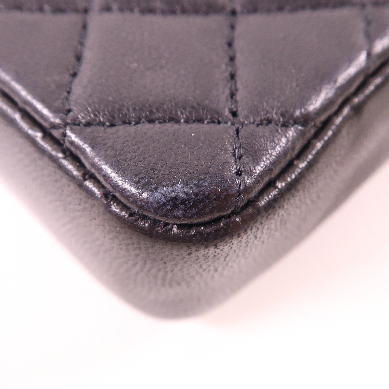 CHANEL 牛皮皮革Vintage Mini Bag金扣鏈帶肩背袋