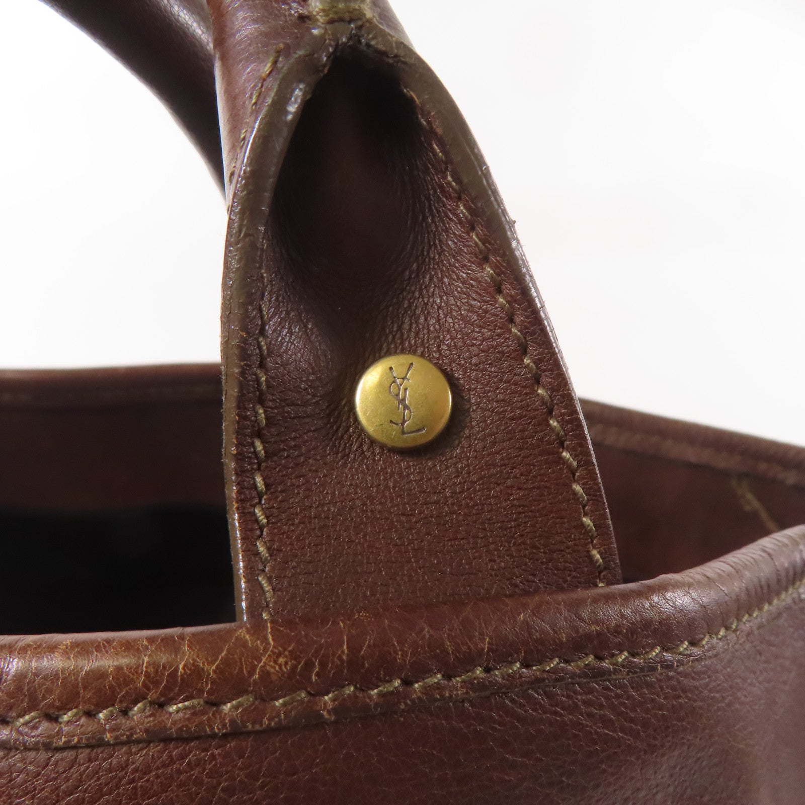 SAINT LAURENT 牛皮皮革Hand Bag手挽袋