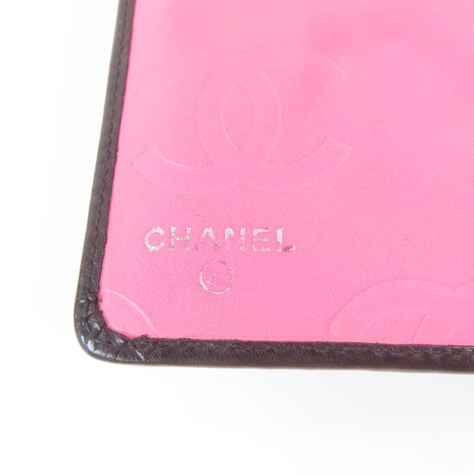 CHANEL 【激減優惠】菱格牛皮皮革Cambon Long Wallet銀扣長钱包黑色