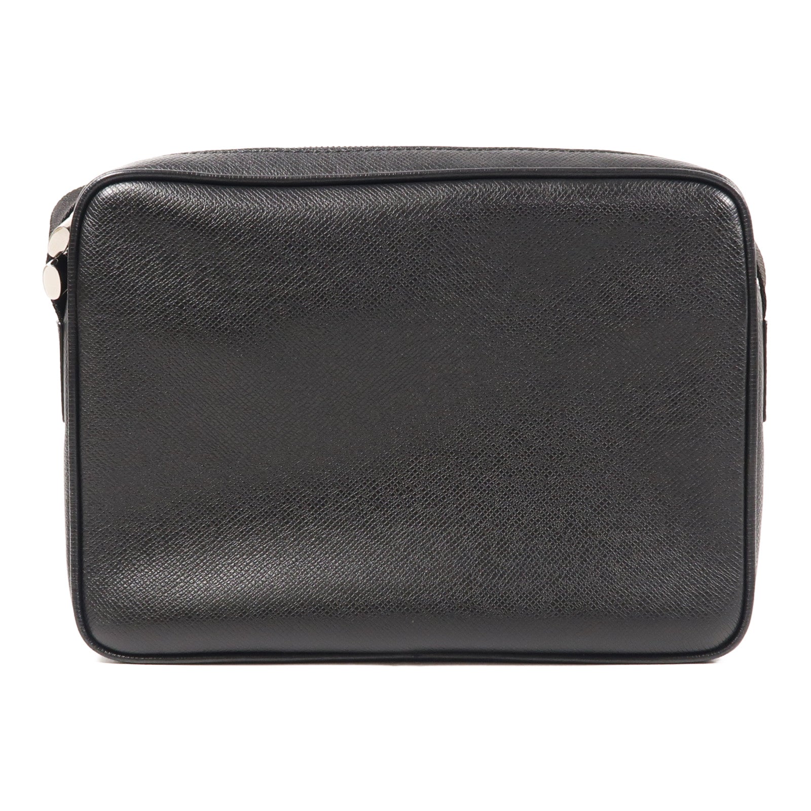 LOUIS VUITTON Taiga Messenger PM銀扣肩背袋