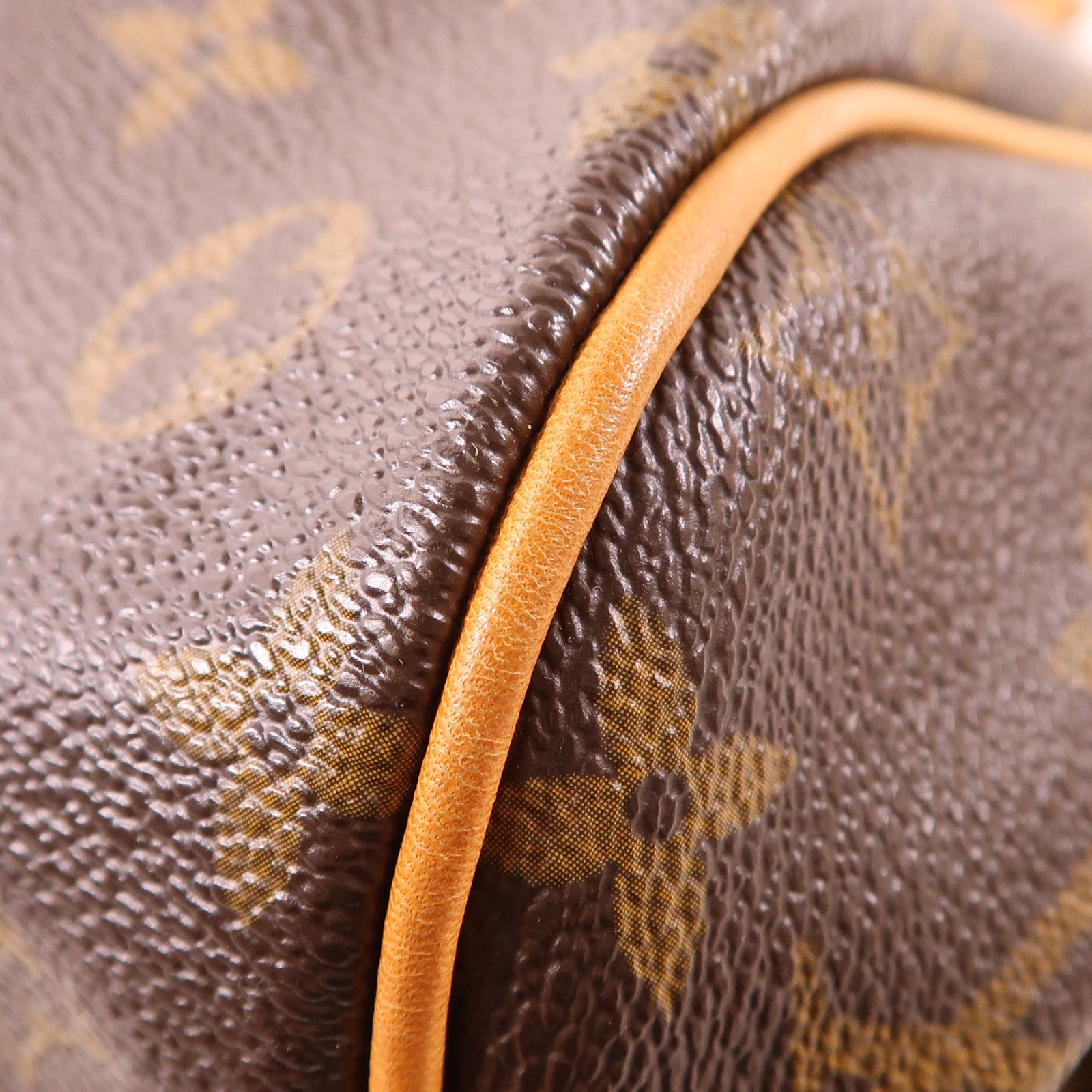 LOUIS VUITTON Monogram Montorgueil GM金扣肩背袋棕色