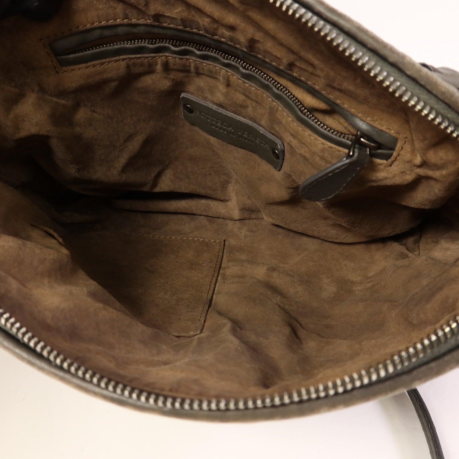 BOTTEGA VENETA 羊皮皮革Shoulder Bag銀扣肩背袋