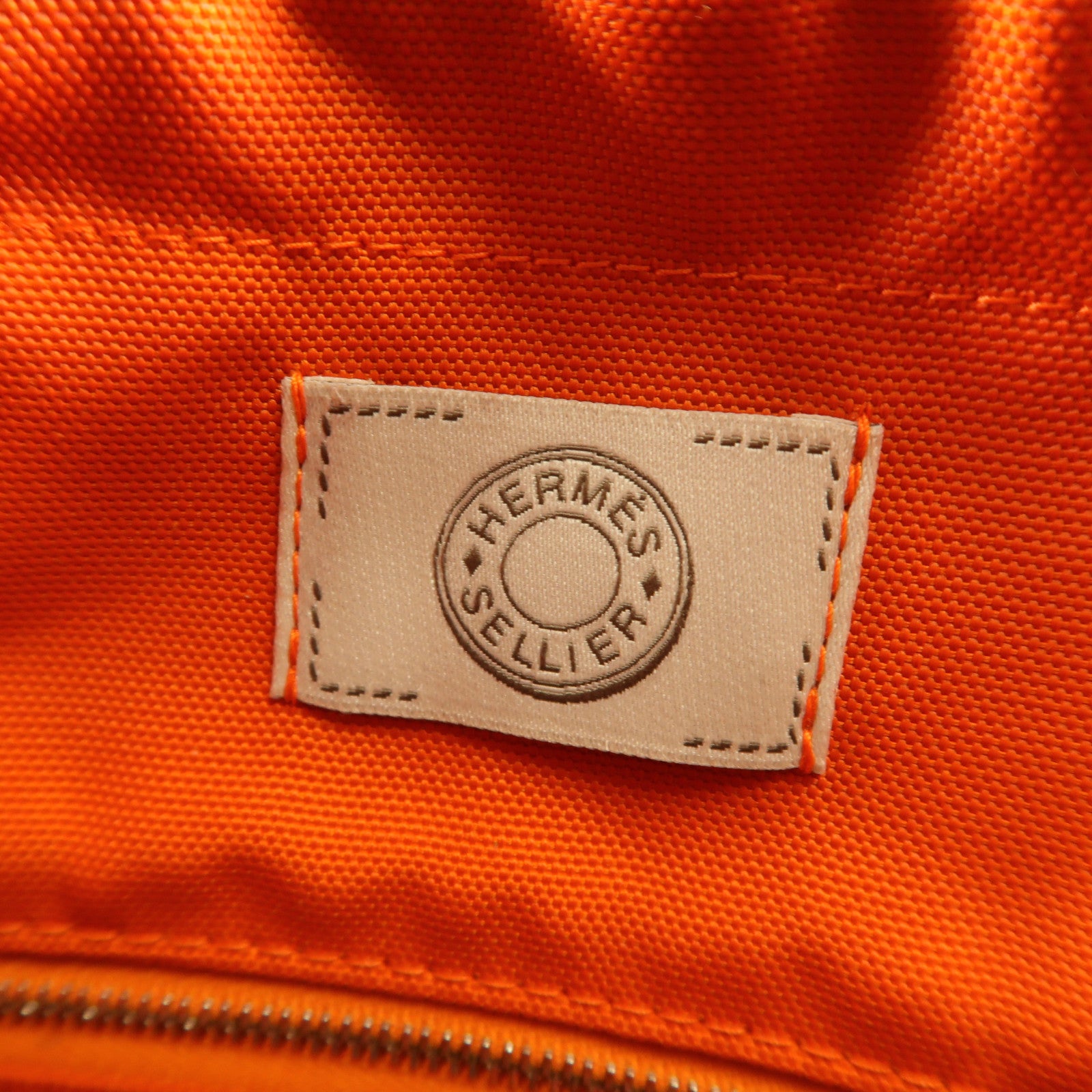 HERMES 帆布Sucked Pansage Groom手挽肩背兩用袋