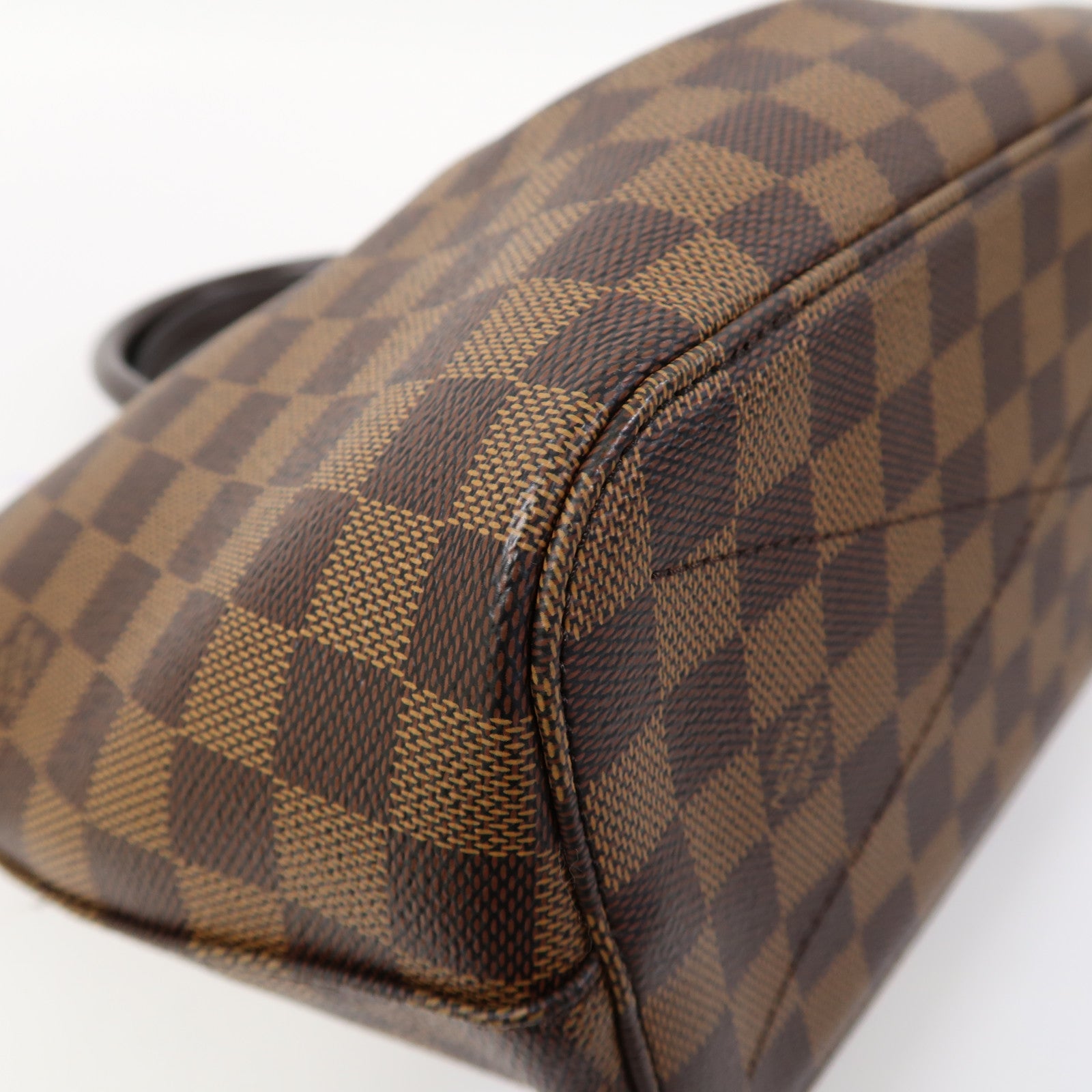 LOUIS VUITTON Damier Siena PM金扣手挽肩背兩用袋啡色