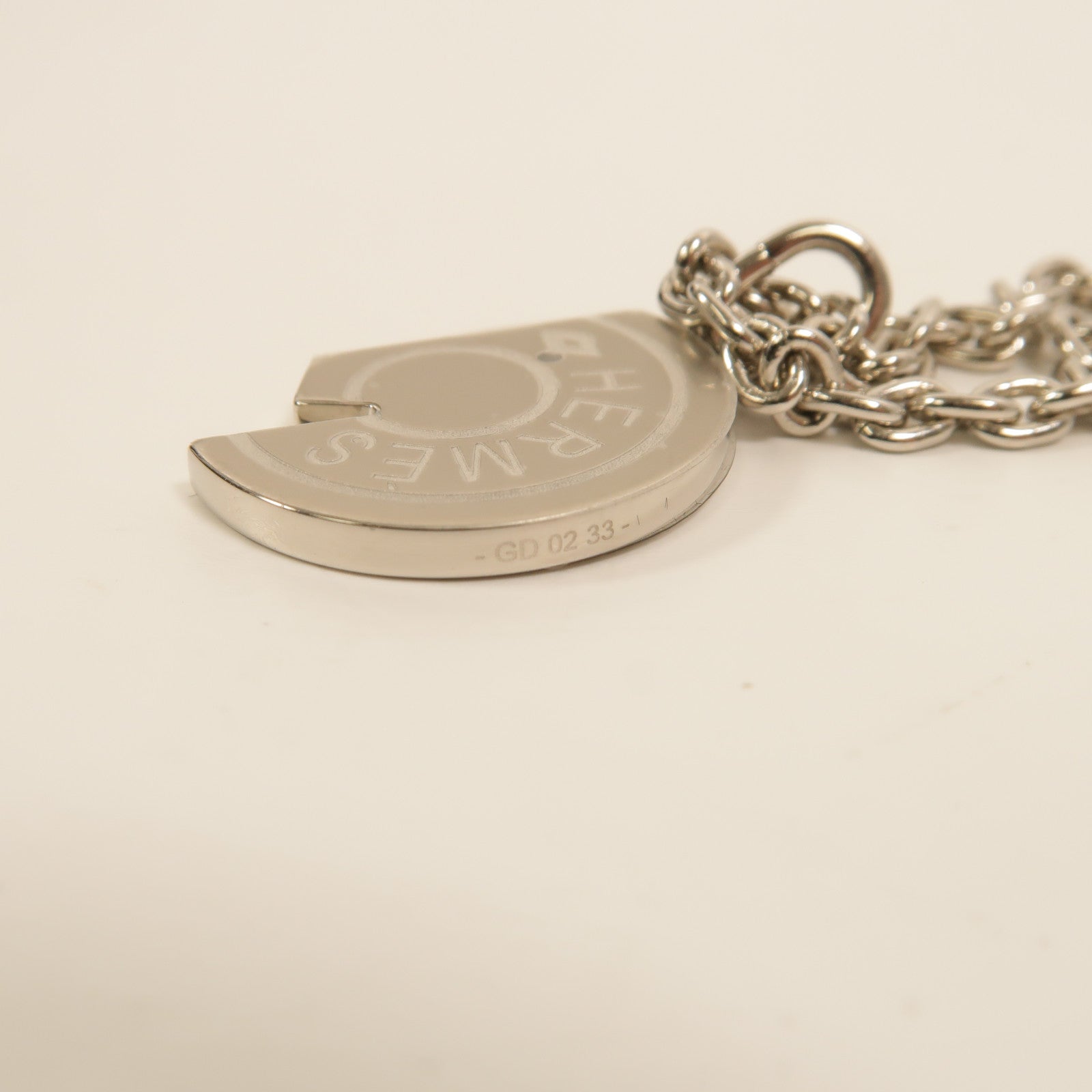 HERMES 金屬/牛角Carrousel項鍊
