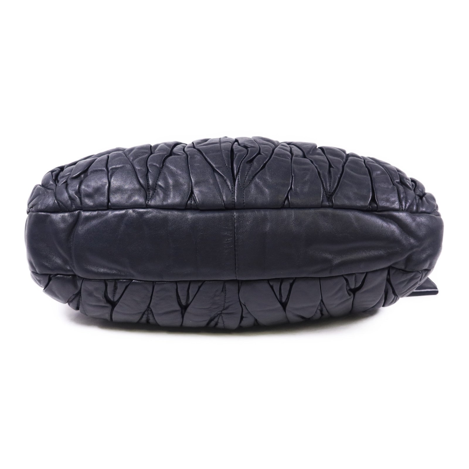 Miu Miu 羊皮皮革2 Way Shoulder Bag金扣手挽肩背兩用袋