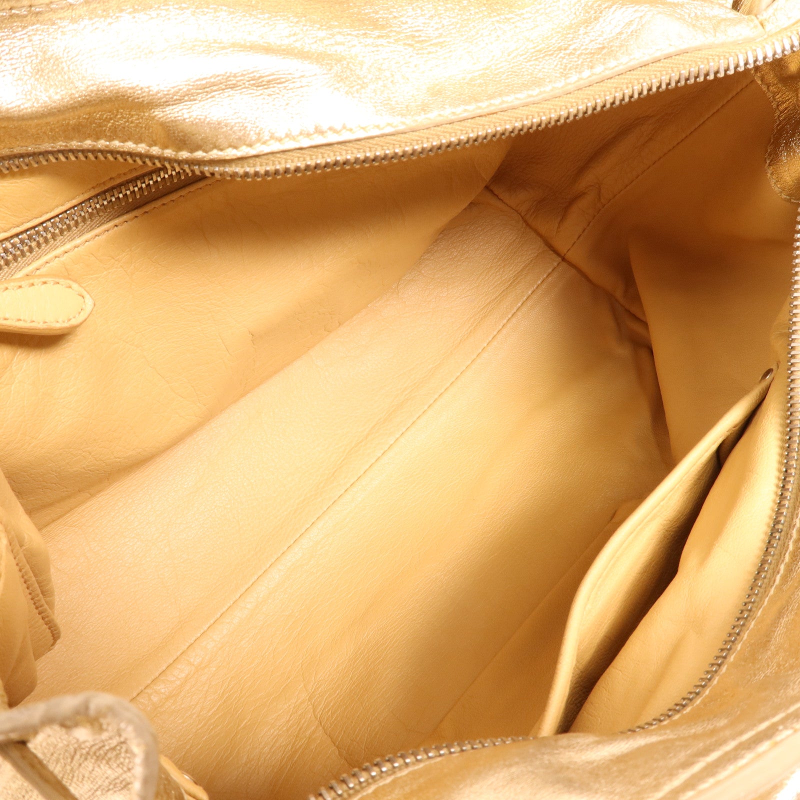 PRADA 羊皮皮革Handbag銀扣手挽肩背兩用袋