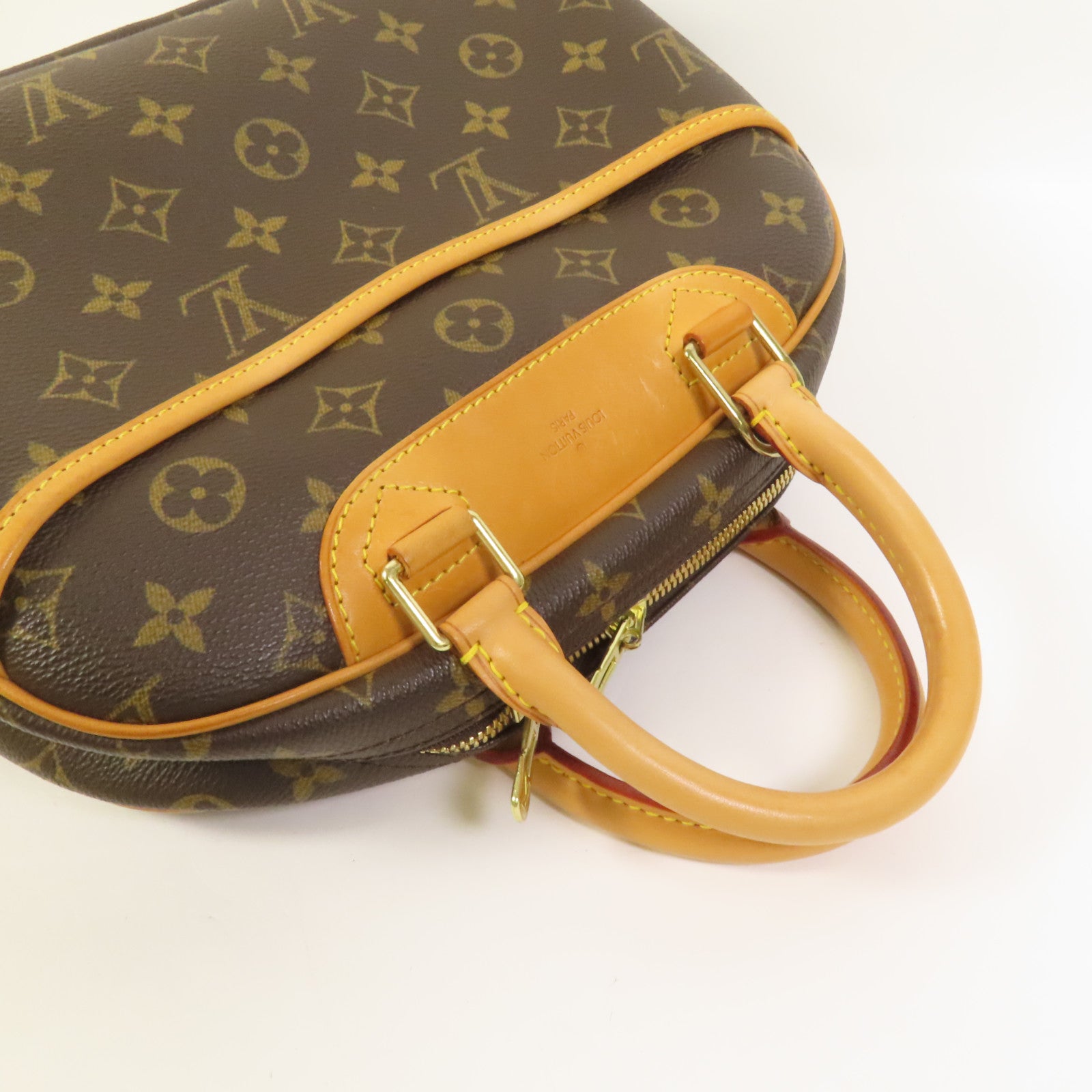LOUIS VUITTON Monogram Trouville金扣手挽袋