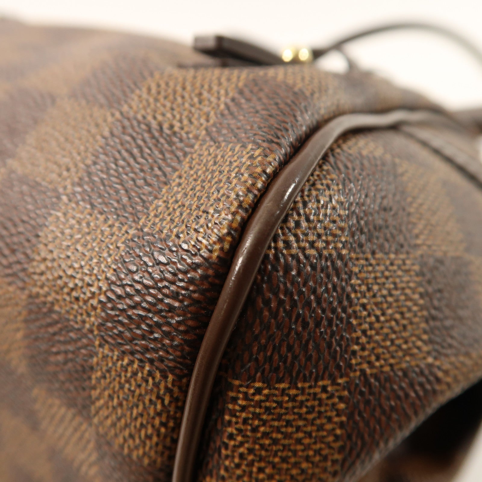 LOUIS VUITTON Damier Rivington PM金扣肩背袋