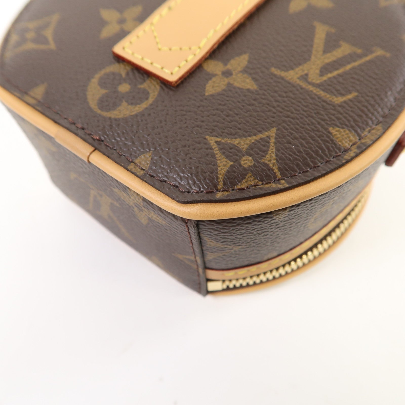LOUIS VUITTON 【激減優惠】Monogram Mini Boite Chapeau金扣肩背袋啡色