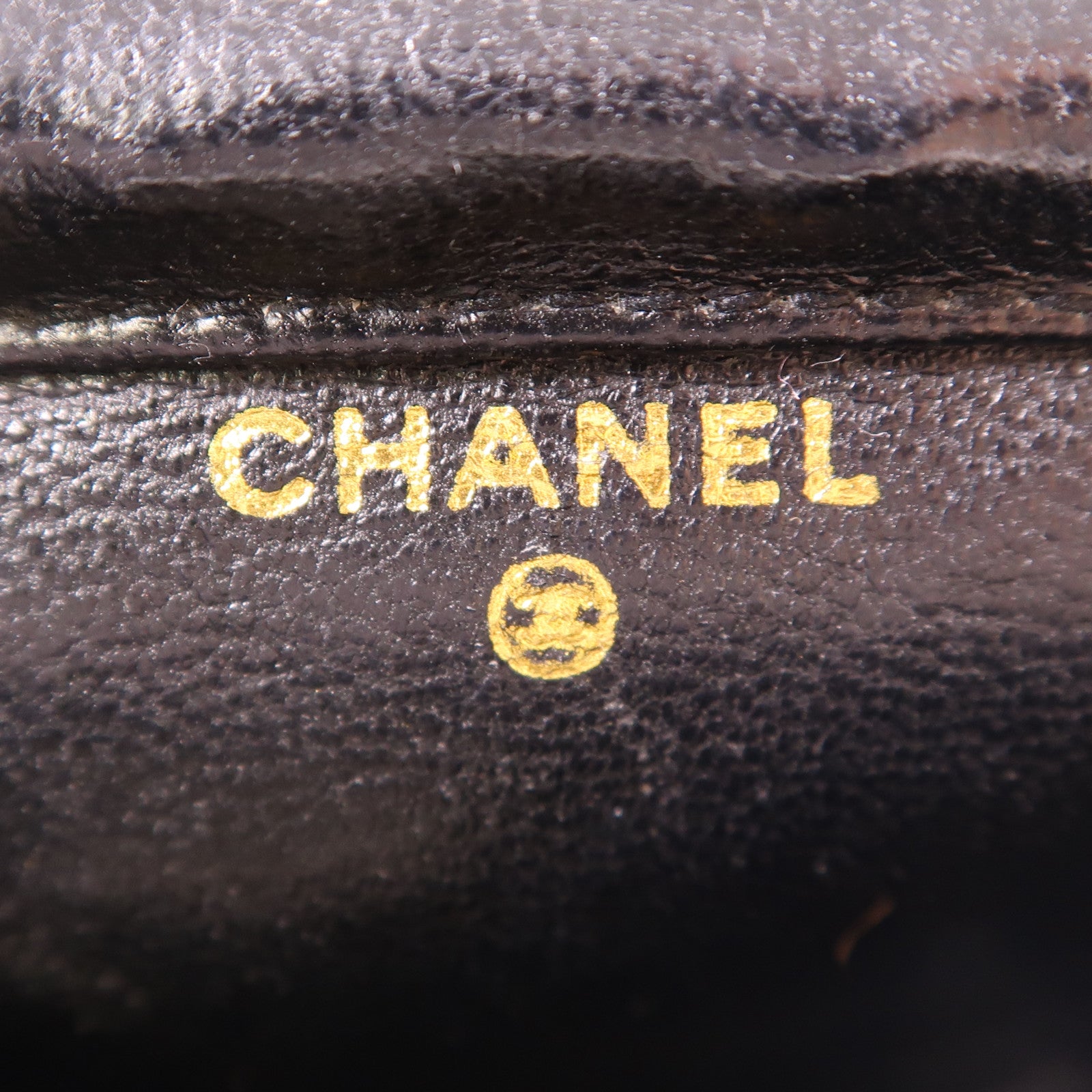 CHANEL 牛皮皮革Vintage Mini Bag金扣鏈帶肩背袋