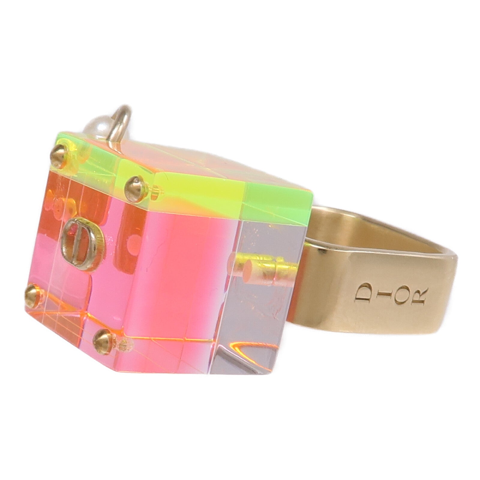 Dior PVC/金屬Ring戒指US#6