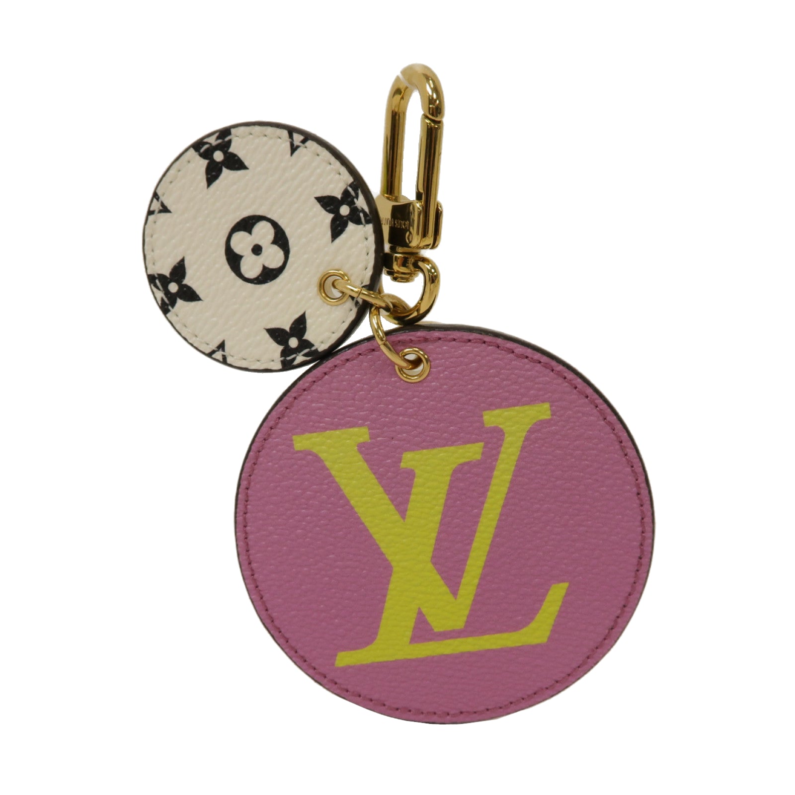 LOUIS VUITTON 【激減優惠】Monogram Giant Portocre Ilustre Keychain金扣鑰匙扣彩色