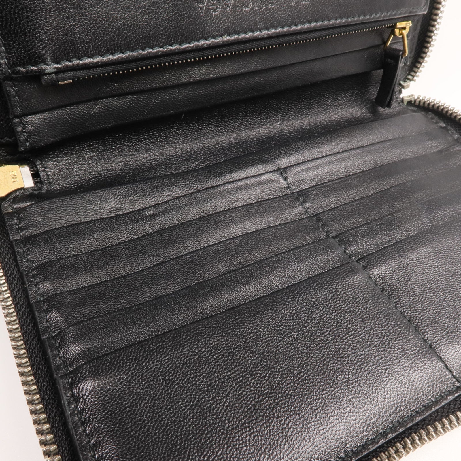 BALENCIAGA 【激減優惠】牛皮皮革Round Zip Wallet長錢包