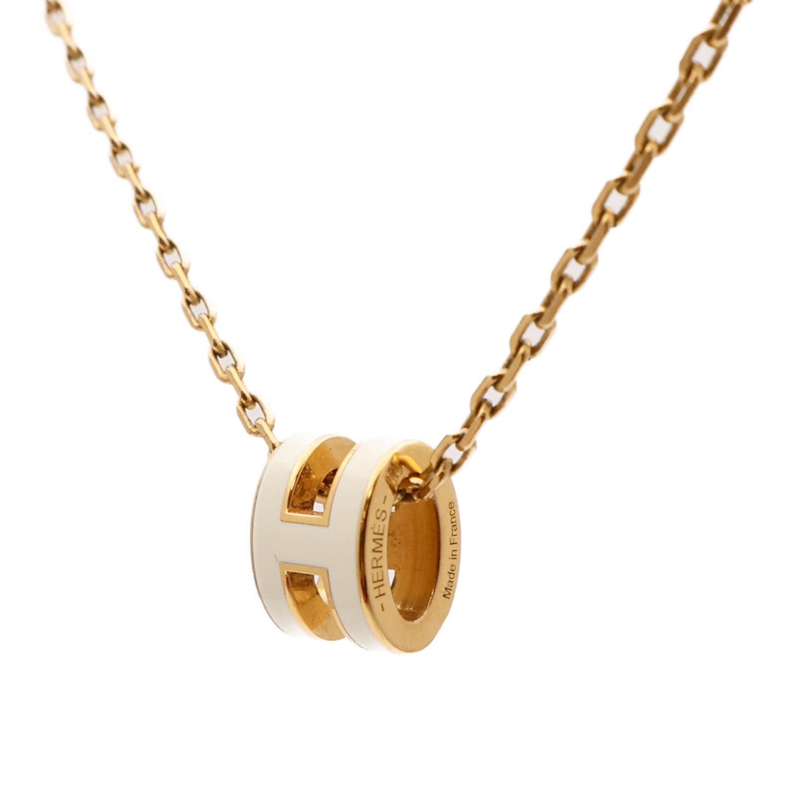 HERMES 金屬Mini Pop H項鍊