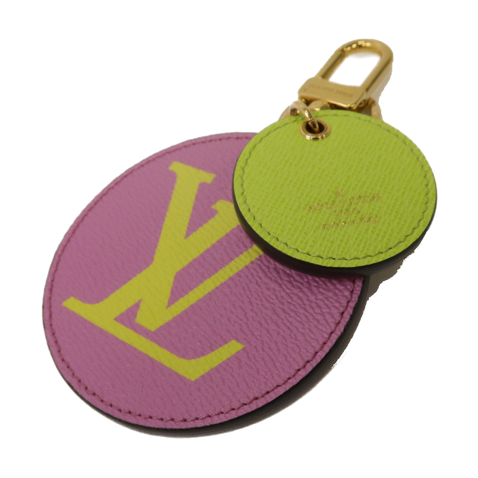 LOUIS VUITTON 【激減優惠】Monogram Giant Portocre Ilustre Keychain金扣鑰匙扣彩色