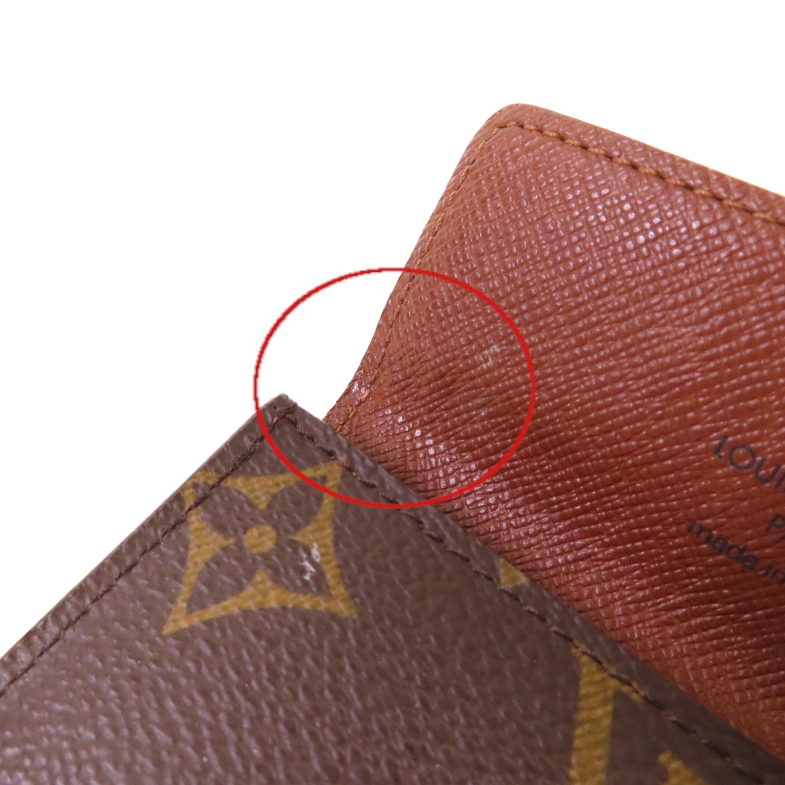 LOUIS VUITTON 【激減優惠】Monogram Card Case金扣零錢卡套啡色