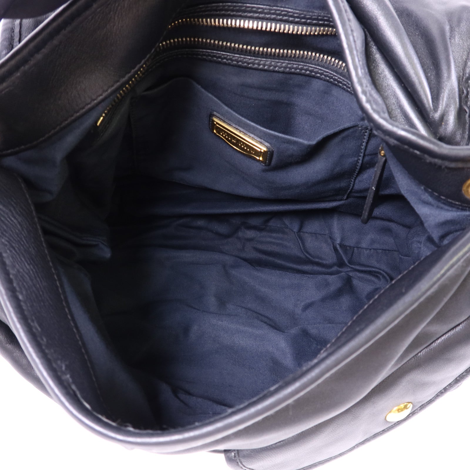 Miu Miu 羊皮皮革2 Way Shoulder Bag金扣手挽肩背兩用袋