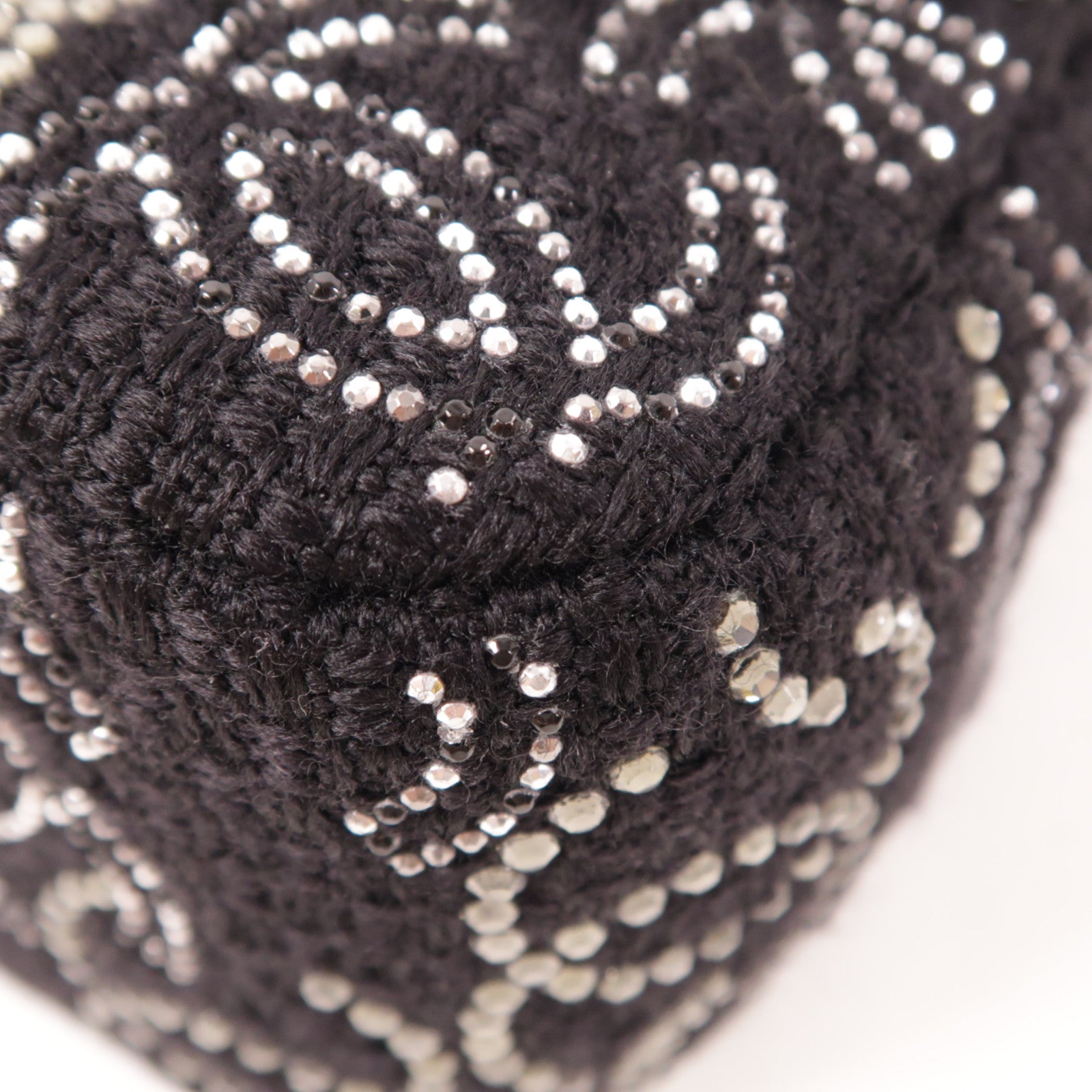 CHANEL Tweed Chain Shoulder銀扣肩背袋