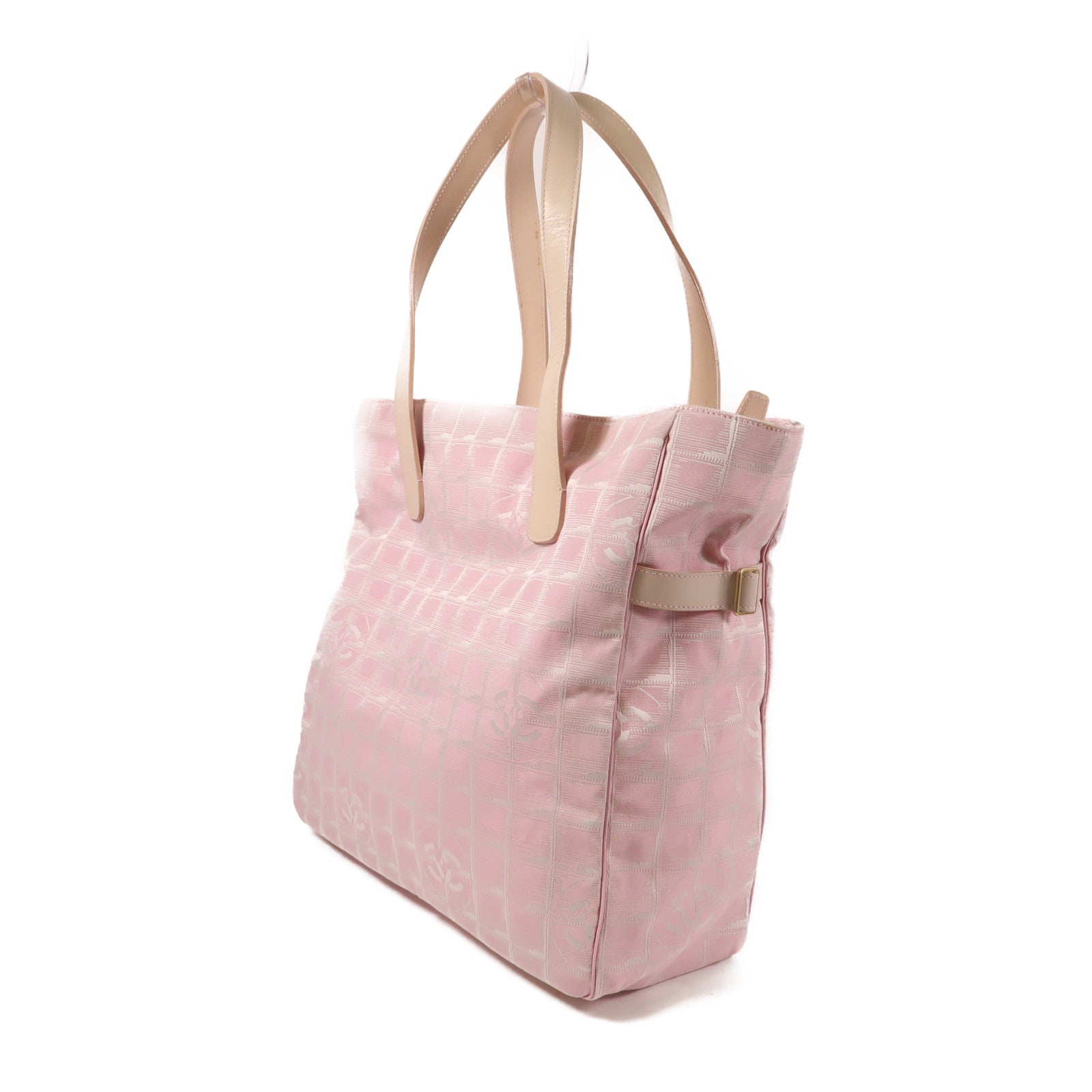 CHANEL 【激減優惠】尼龍New Travel Line Tote金扣手挽袋/肩背袋