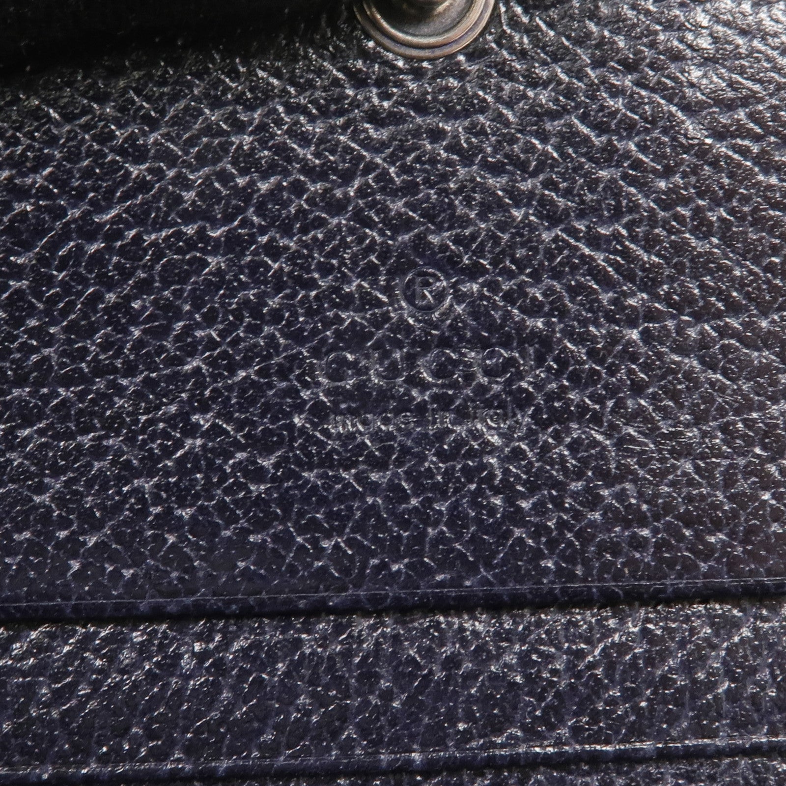 GUCCI 塗層帆布/皮革Ophidia Card Case Wallet銀扣錢包