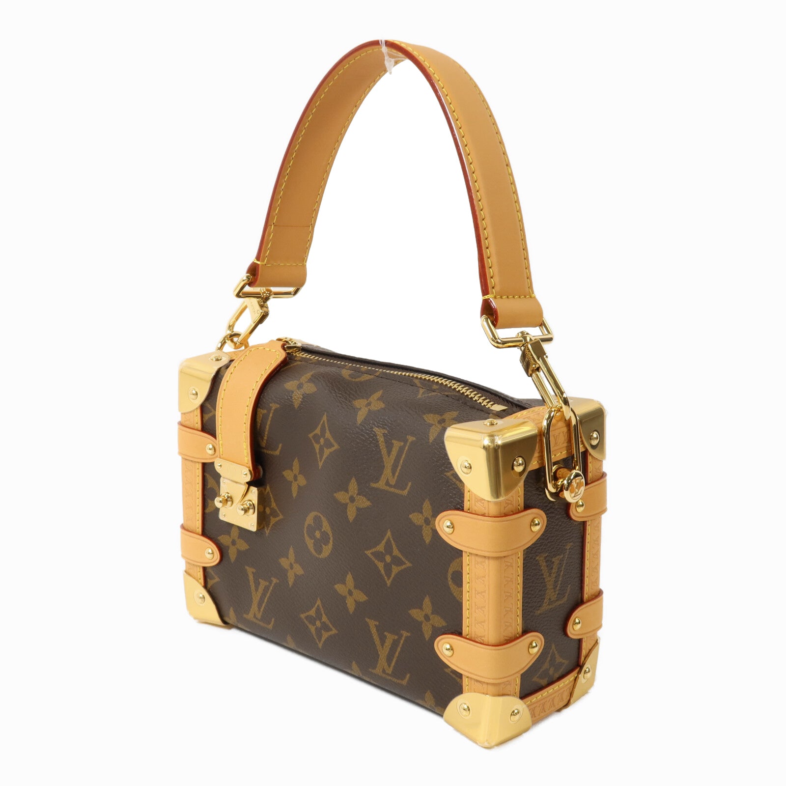 LOUIS VUITTON Monogram Side Trunk PM手挽肩背兩用袋