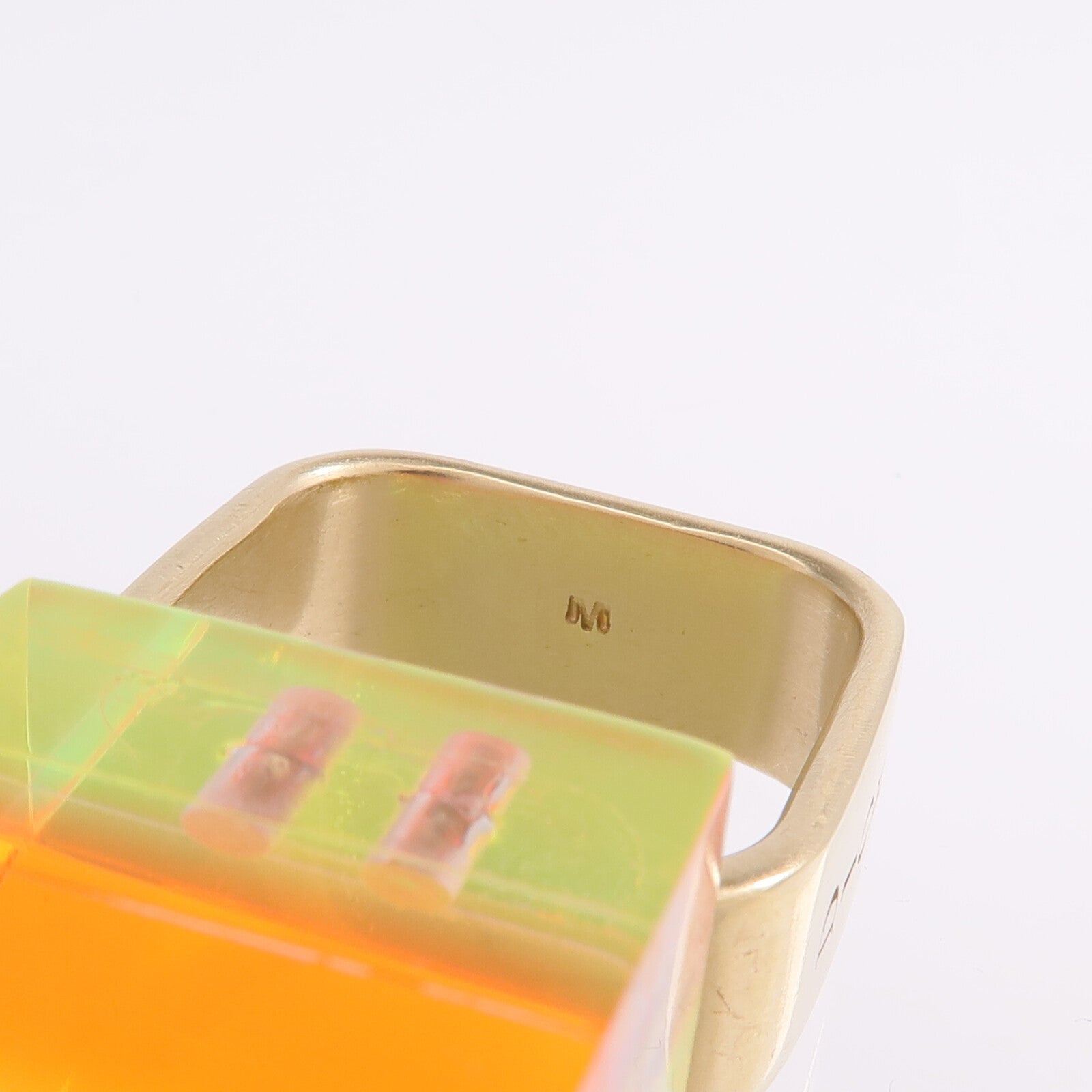 Dior PVC/金屬Ring戒指US#6