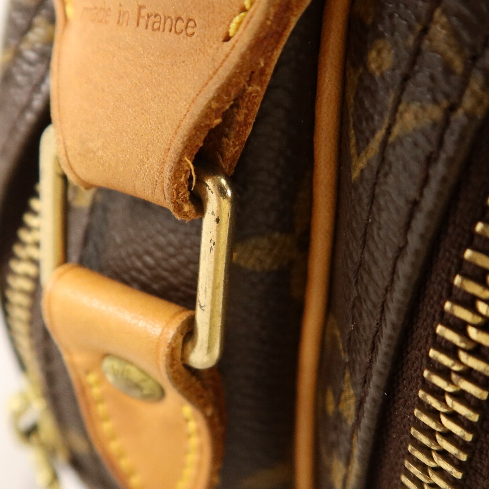 LOUIS VUITTON Monogram Reporter PM金扣肩背袋