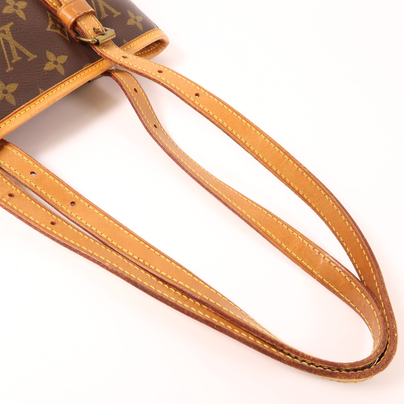 LOUIS VUITTON Monogram Bucket PM金扣肩背袋