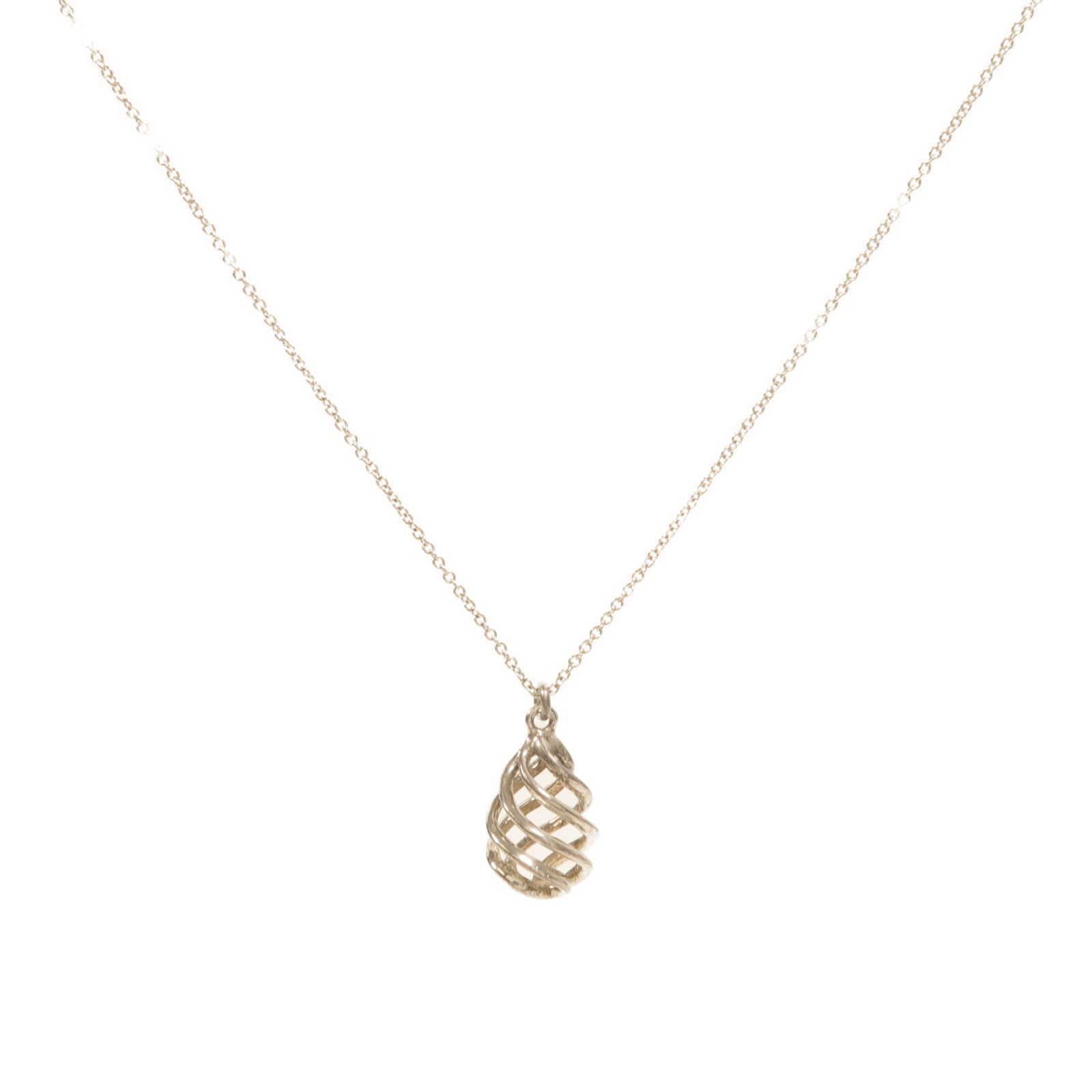 TIFFANY＆CO 925純銀Venezia Luce Necklace Small項鍊