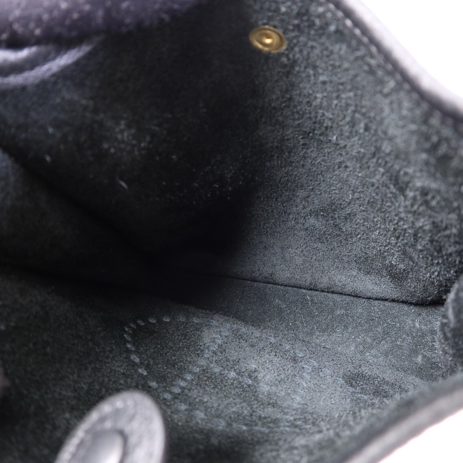 HERMES Clemence皮革Evelyne TPM金扣肩背袋Noir