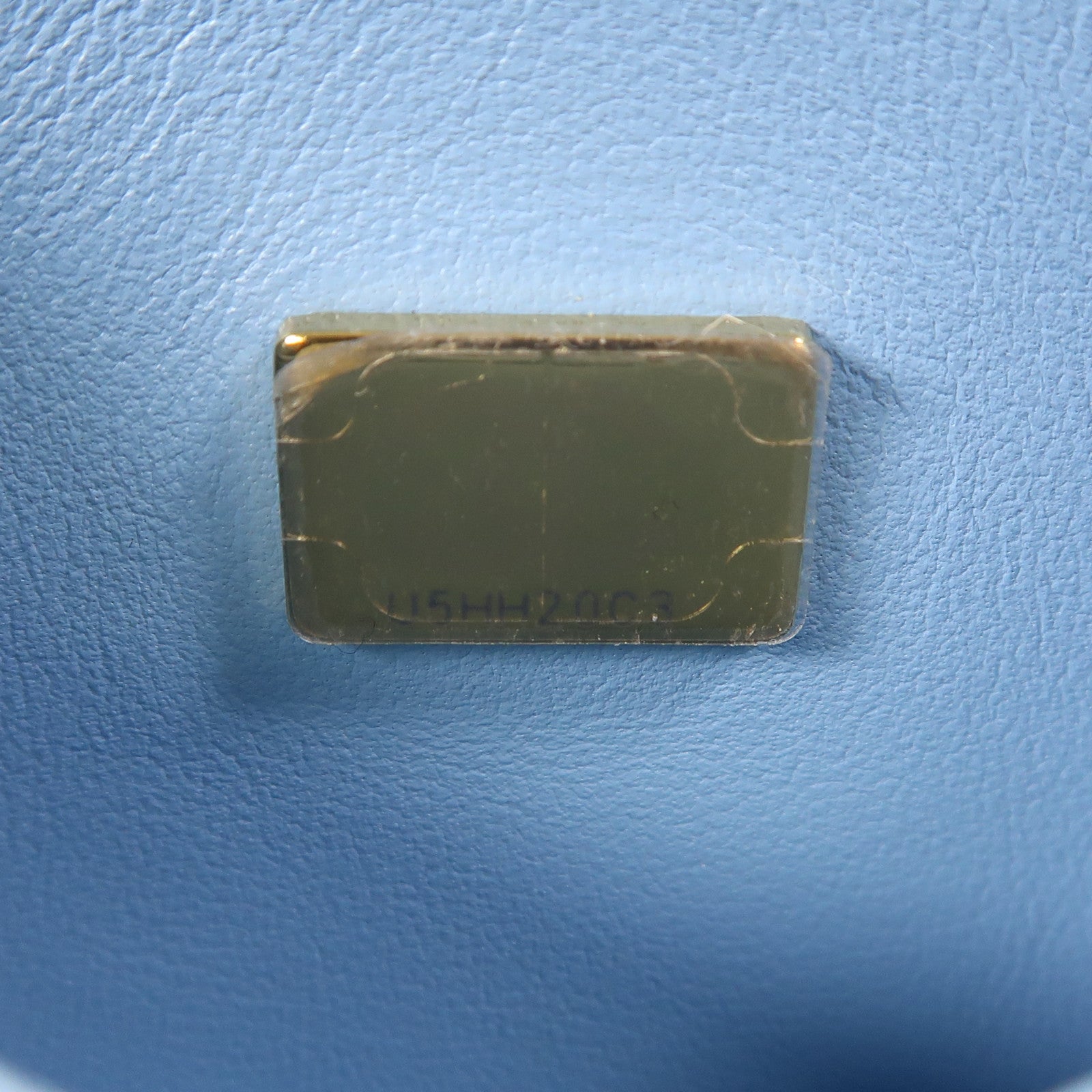 CHANEL 牛皮皮革Vanity Bag金扣鏈帶手挽肩背兩用袋