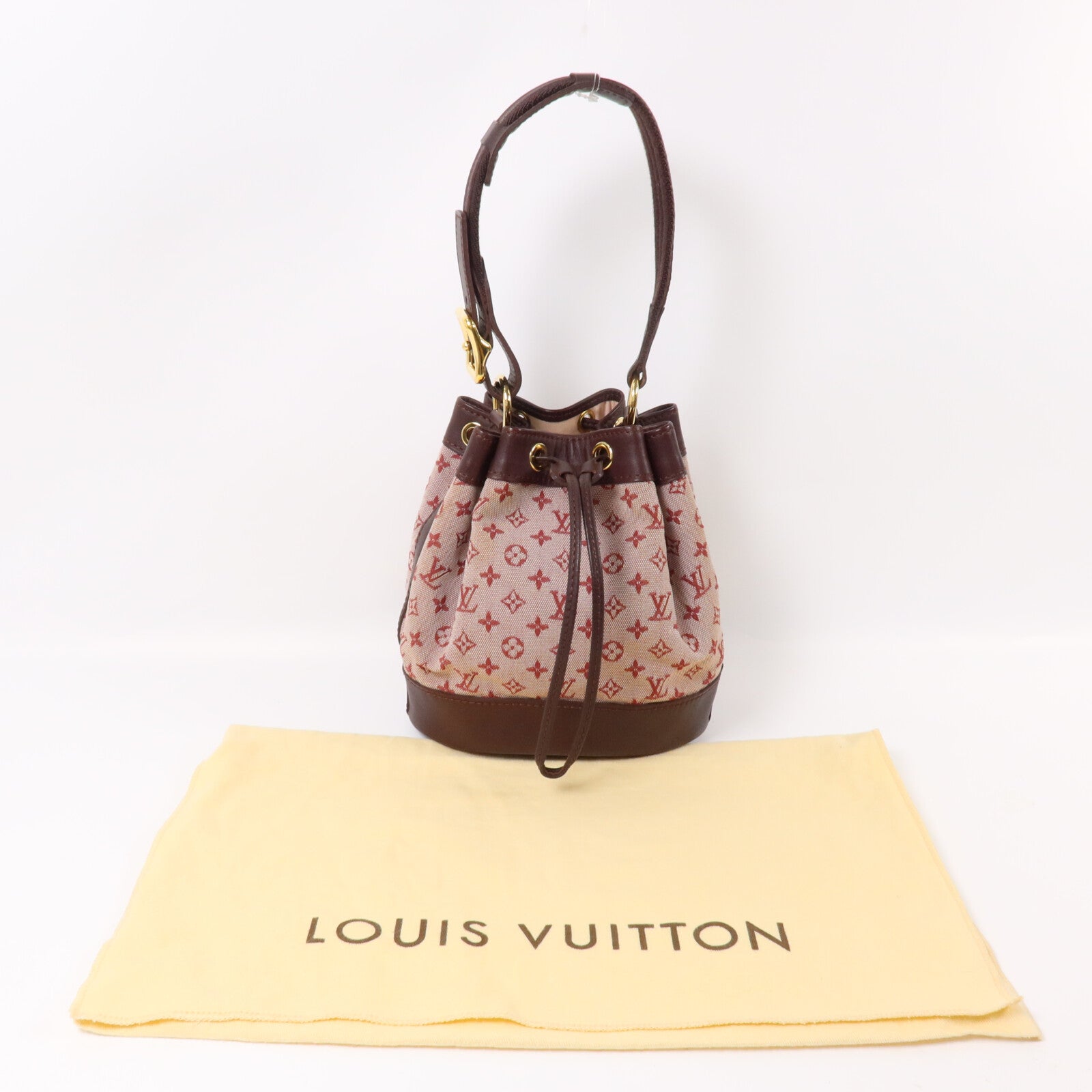 LOUIS VUITTON Monogram Mini Lin Noelie手挽袋