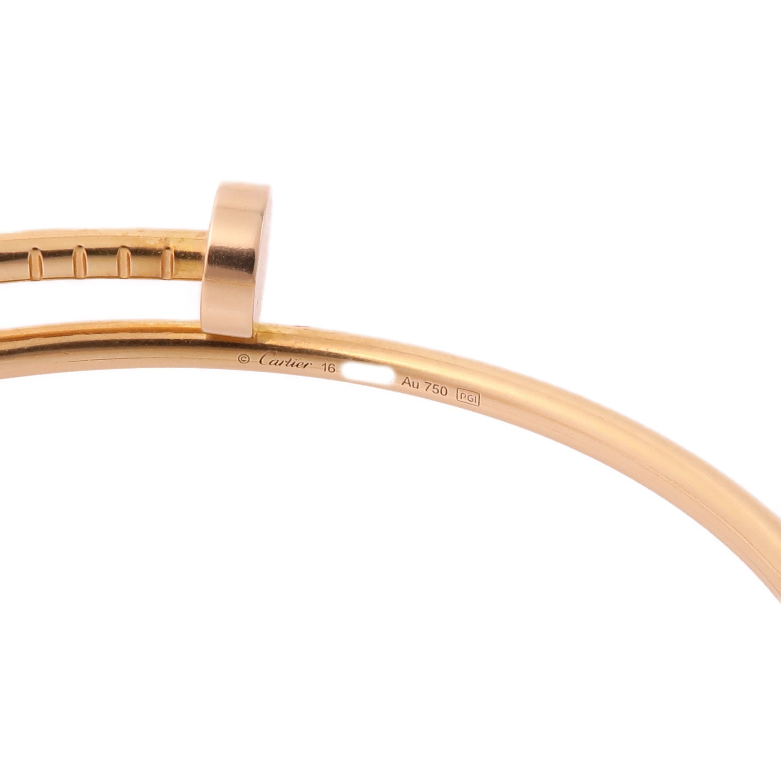 CARTIER 18K玫瑰金Juste Un Clou手鐲Cartier#16