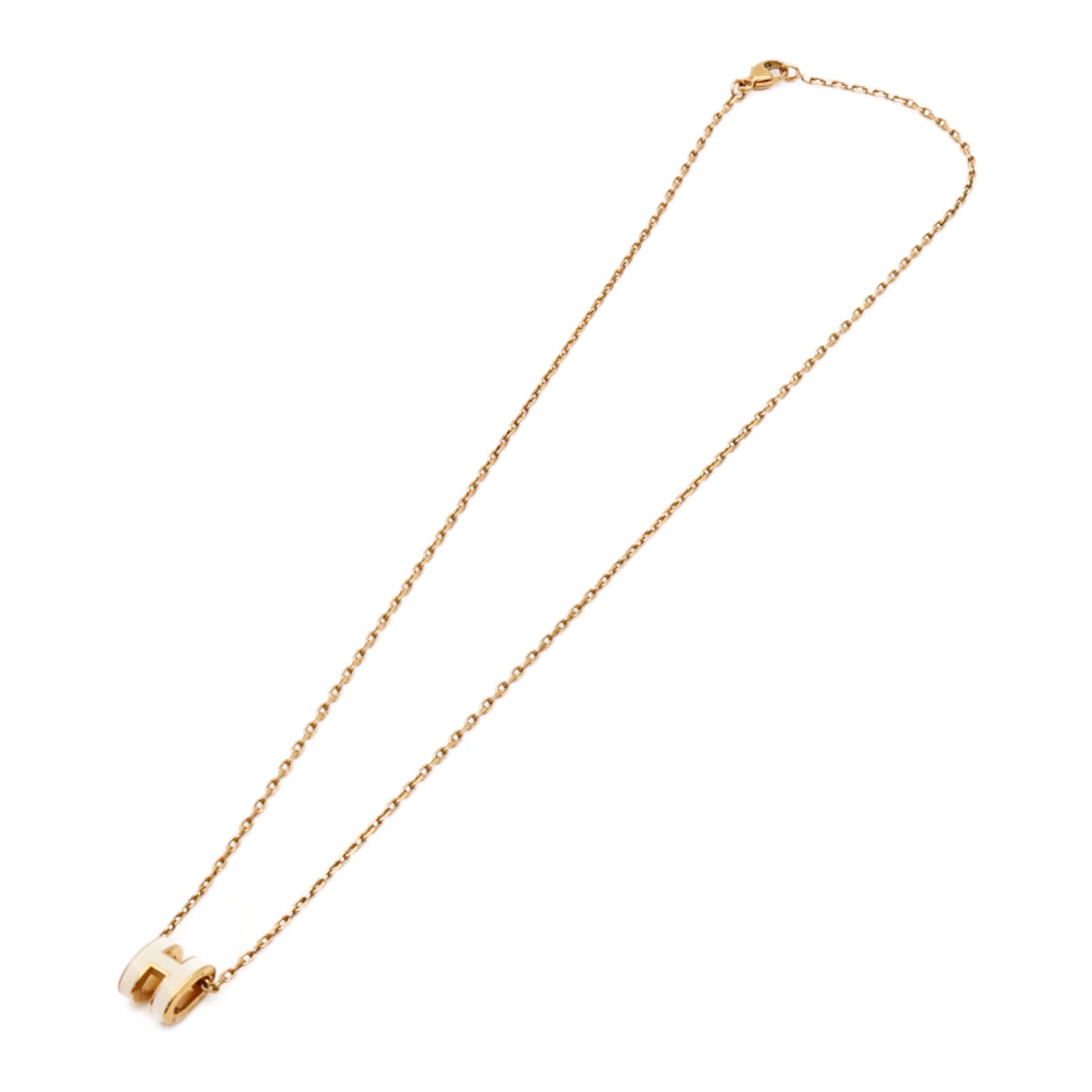 HERMES 金屬Mini Pop H項鍊