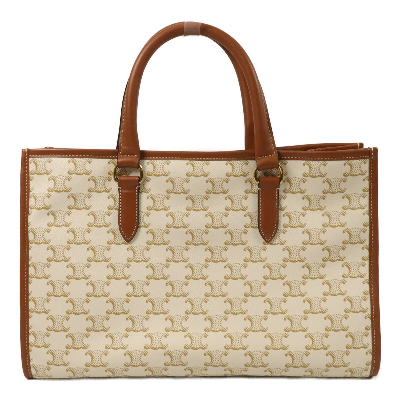 CELINE 牛皮皮革Mini Horizontal Cabas手挽肩背兩用袋