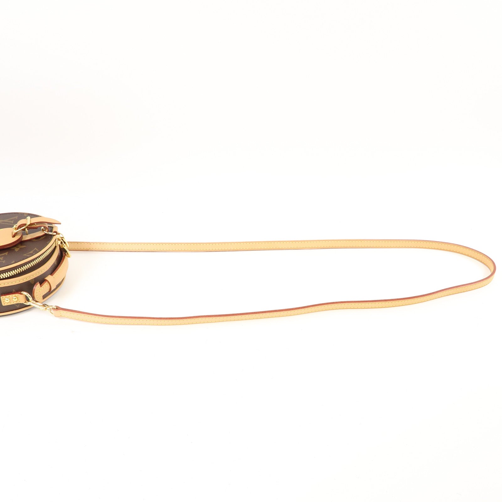 LOUIS VUITTON 【激減優惠】Monogram Mini Boite Chapeau金扣肩背袋啡色