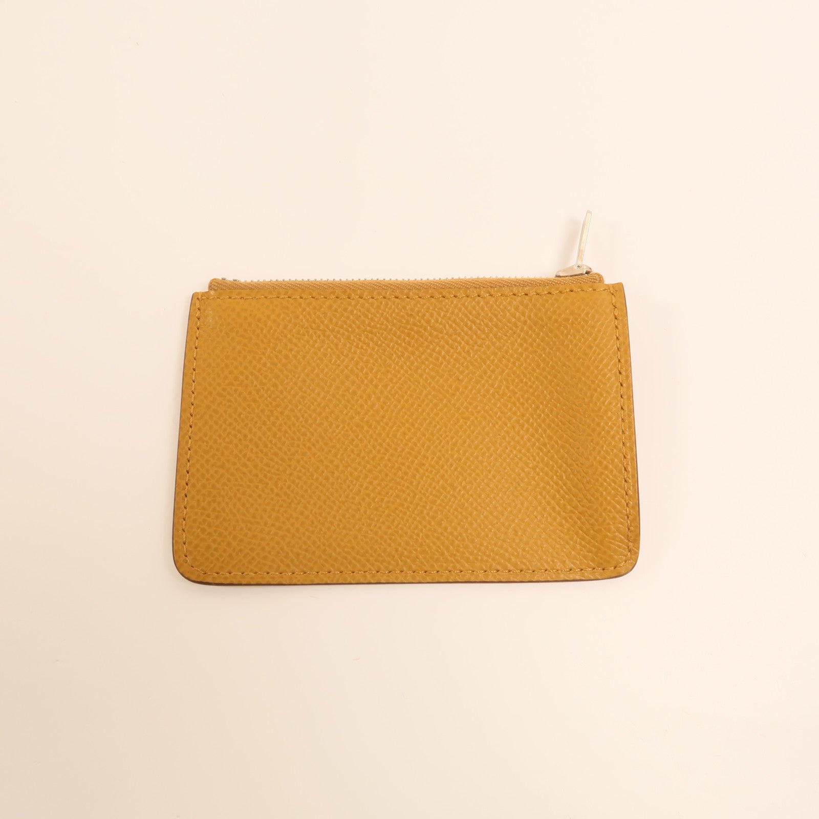 HERMES Epsom皮革Constance Slim Wallet銀扣錢包Chai