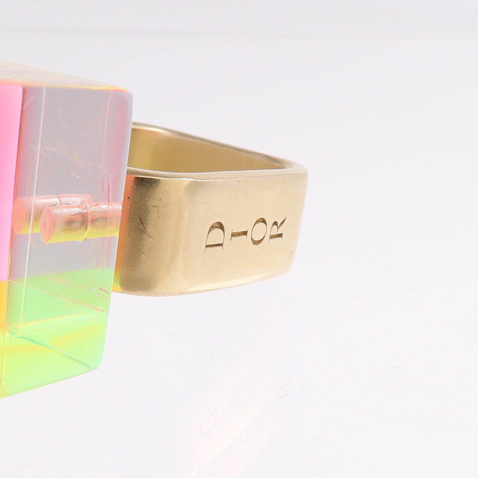 Dior PVC/金屬Ring戒指US#6