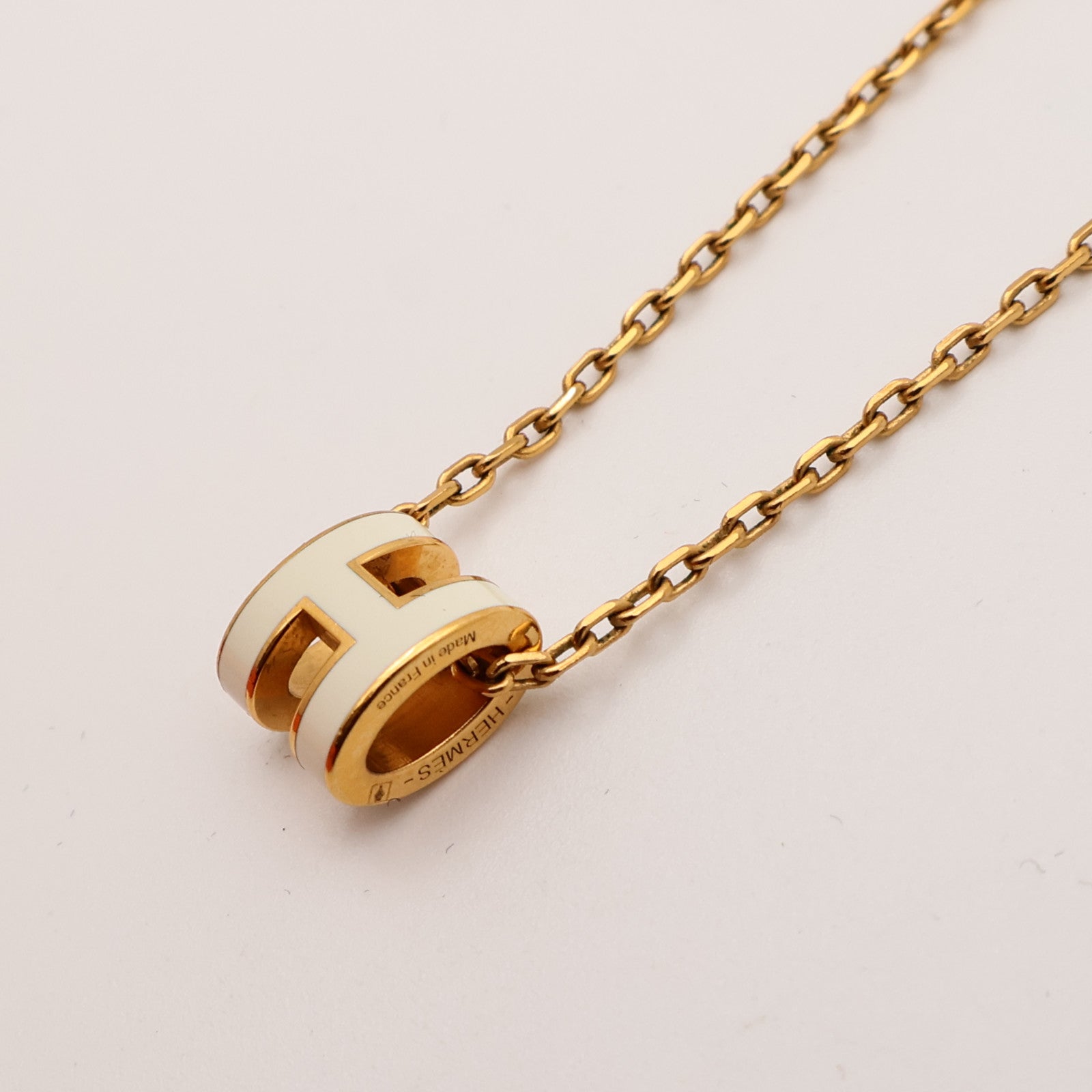 HERMES 金屬Mini Pop H項鍊