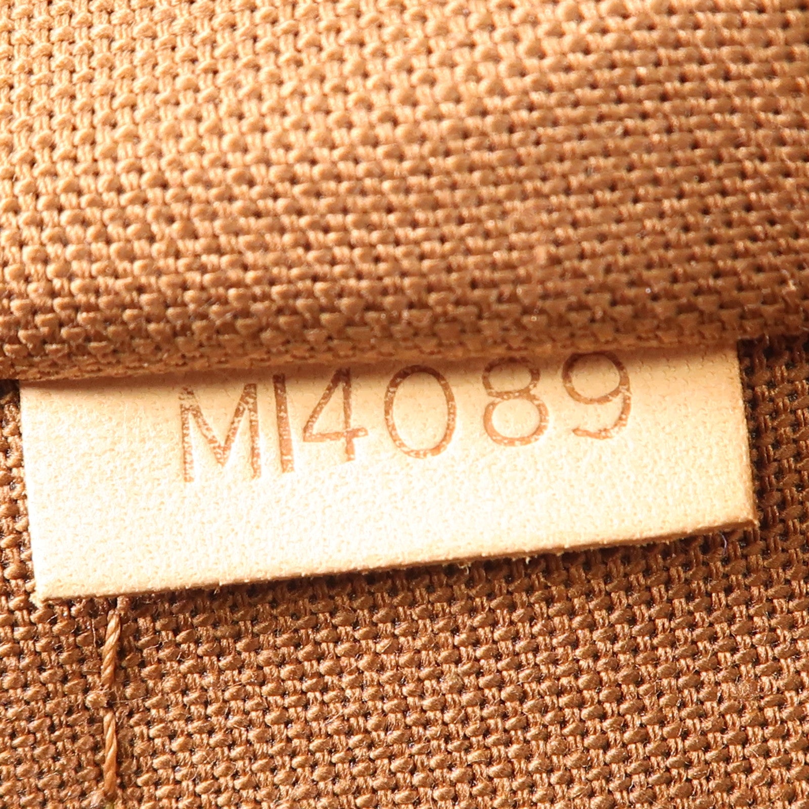 LOUIS VUITTON Monogram Montorgueil GM金扣肩背袋棕色