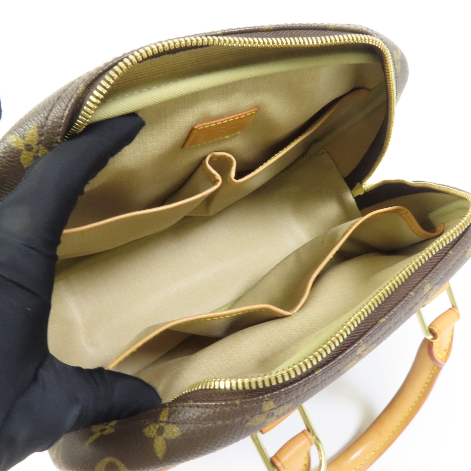 LOUIS VUITTON Monogram Trouville金扣手挽袋
