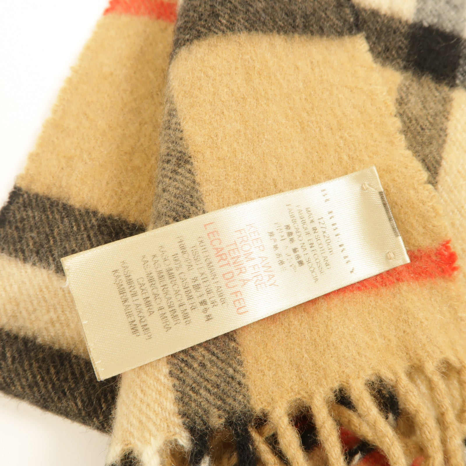 BURBERRY 羊绒Scarf圍巾