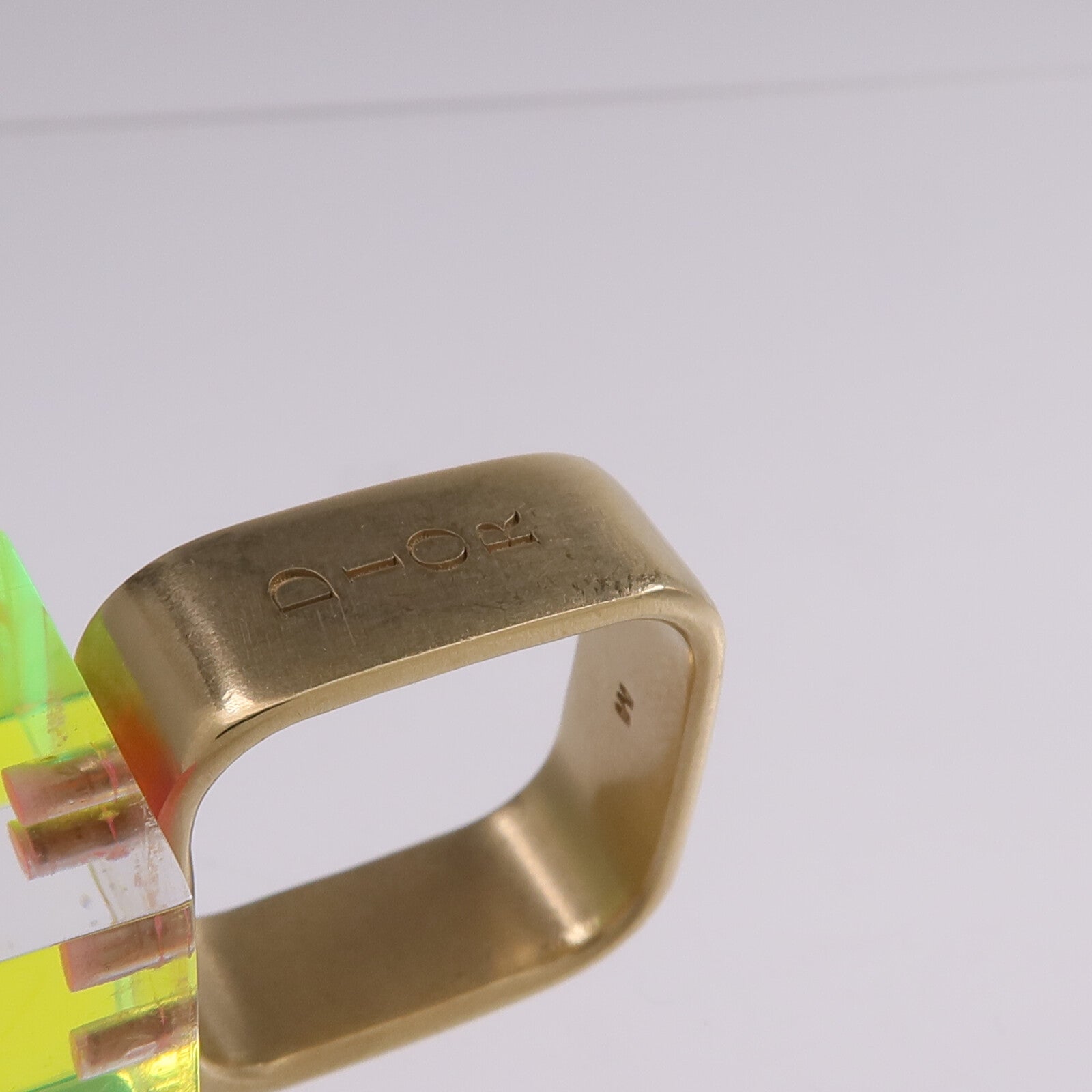 Dior PVC/金屬Ring戒指US#6