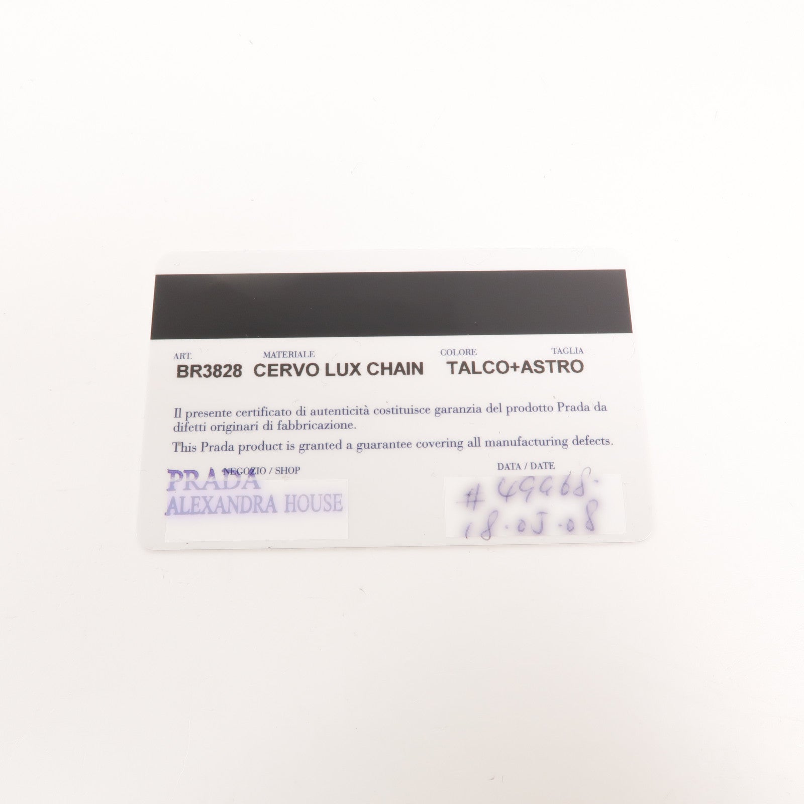 PRADA 牛皮皮革Chain Shoulder銀扣鏈帶肩背袋