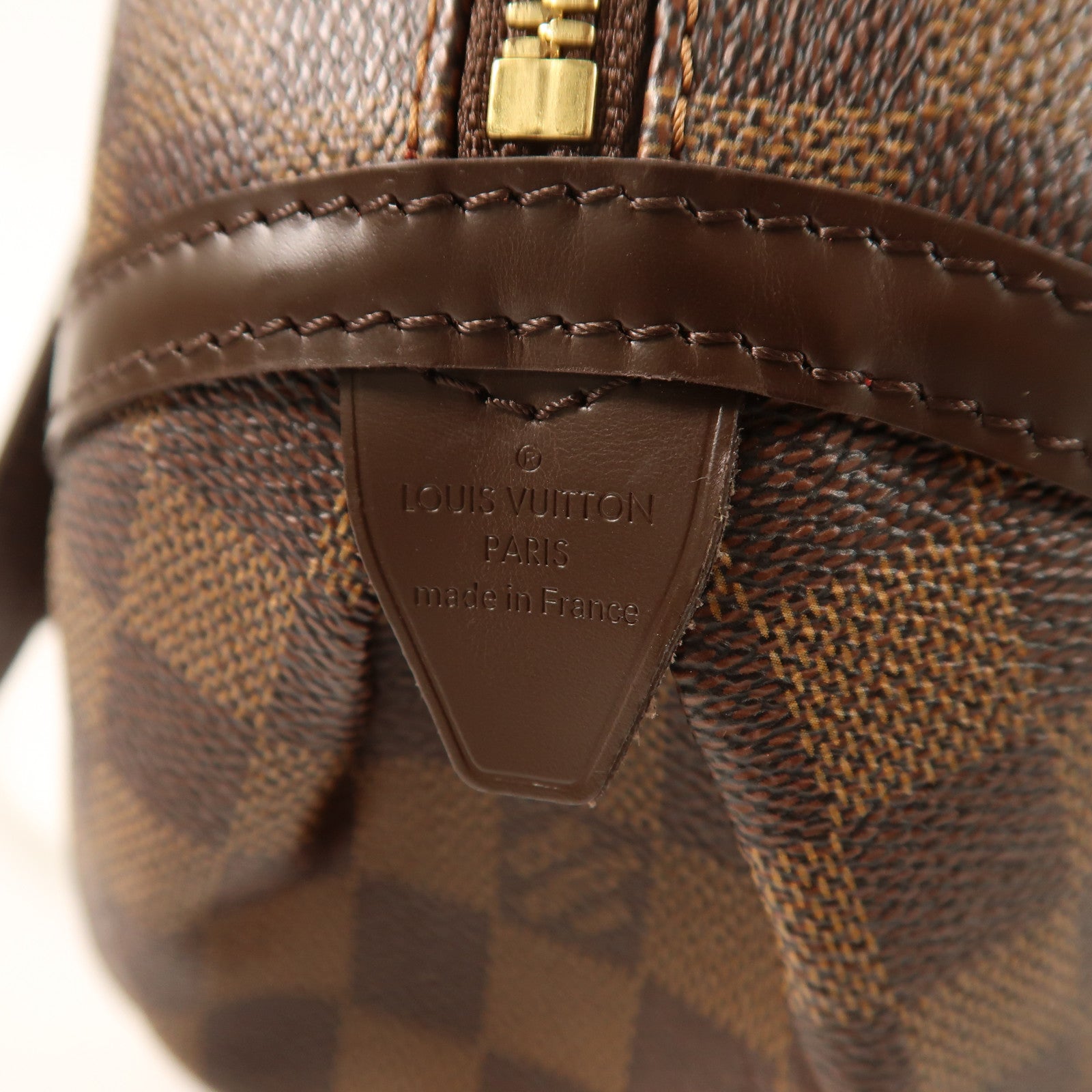 LOUIS VUITTON Damier Rivington PM金扣肩背袋