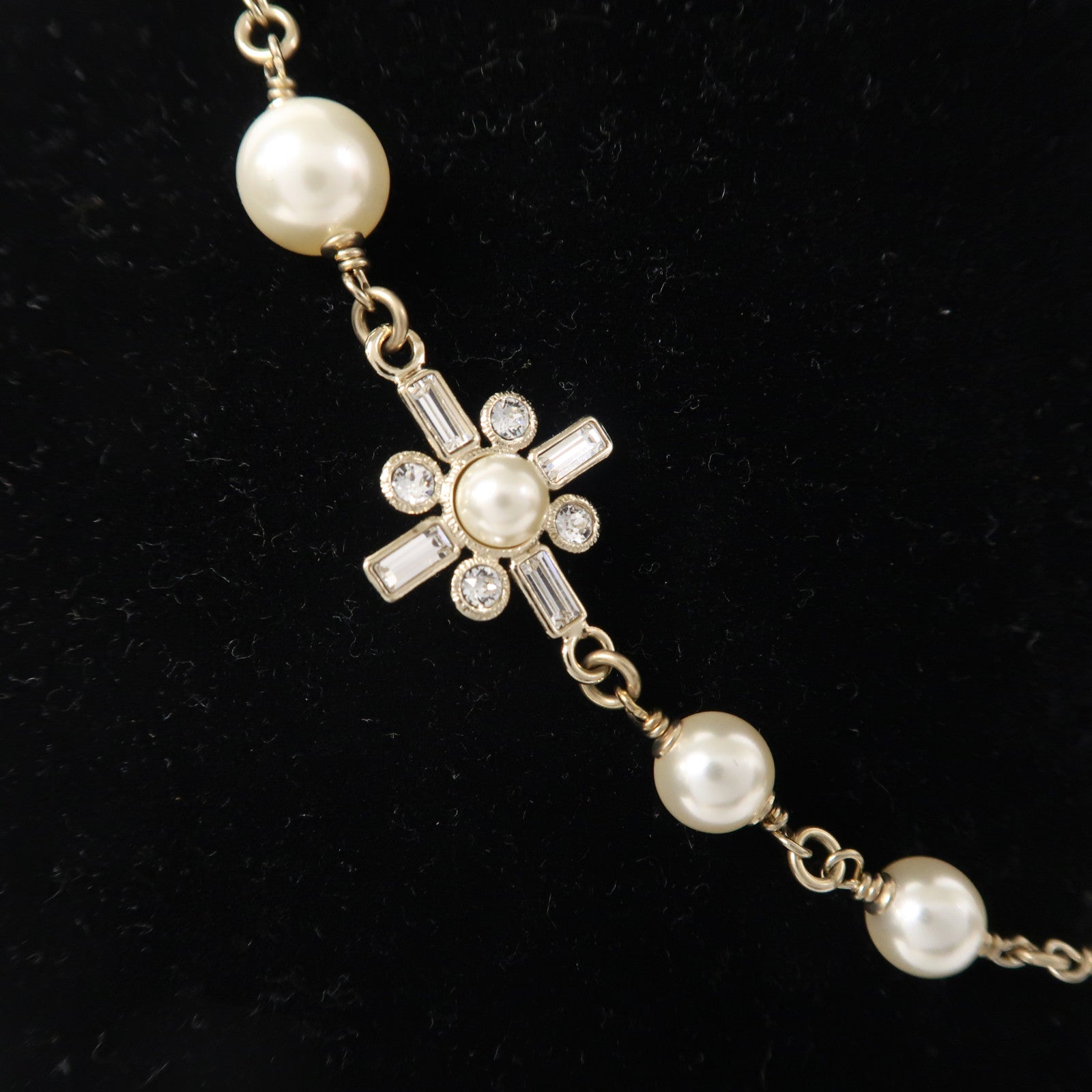 CHANEL 金屬/PVC Necklace項鍊金色