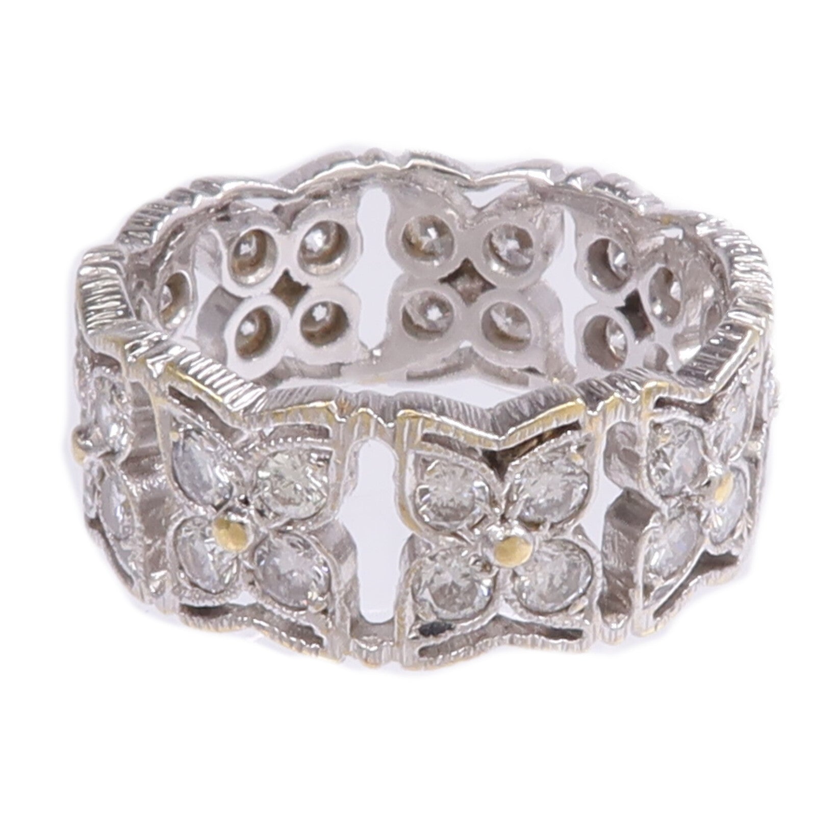 JEWELRY 【激減優惠】18K黃金/白金Diamond Ring鑽石戒指US#5.5
