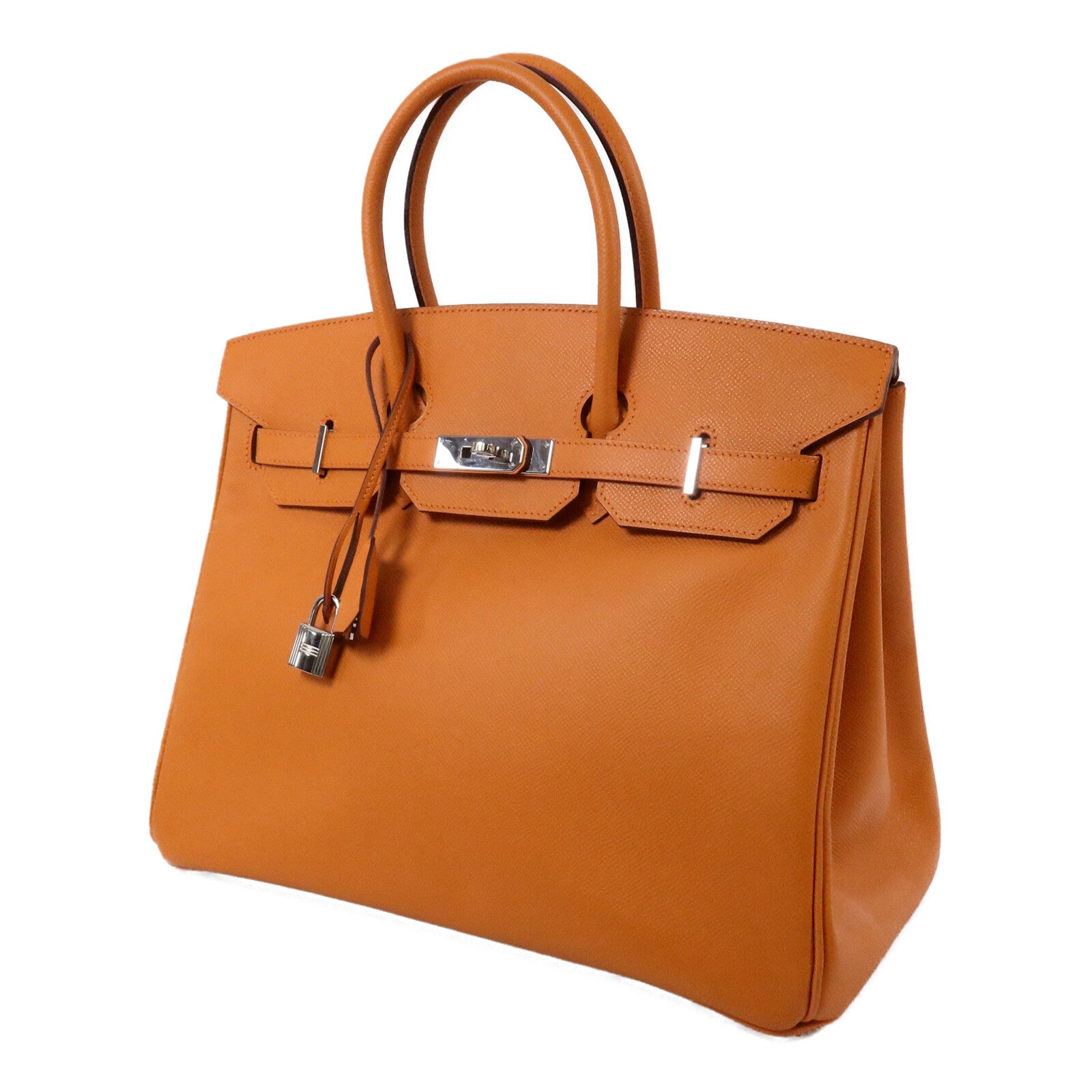 HERMES Epsom皮革Birkin 35手挽袋Orange